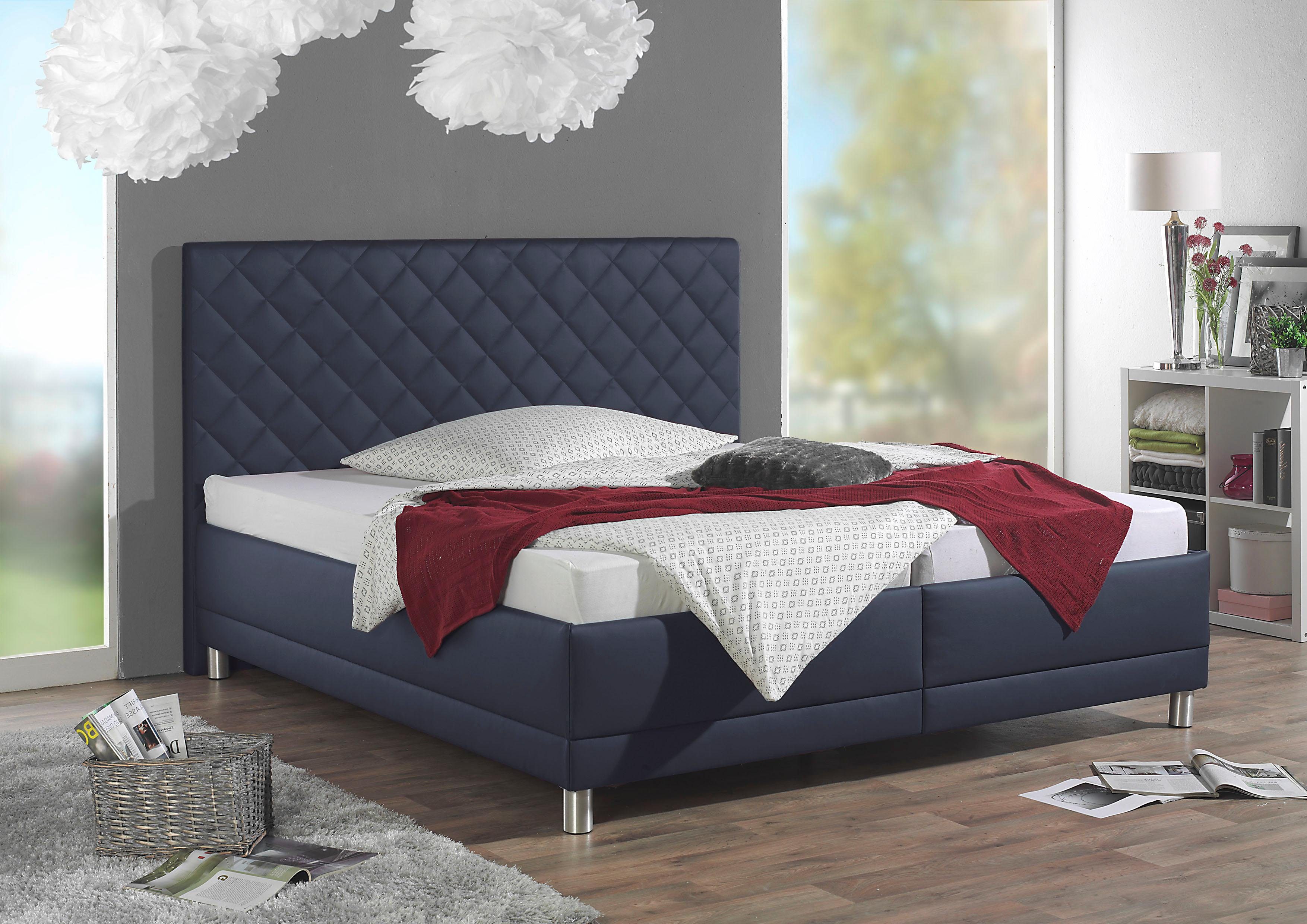Maintal Gestoffeerd bed bedden blauw