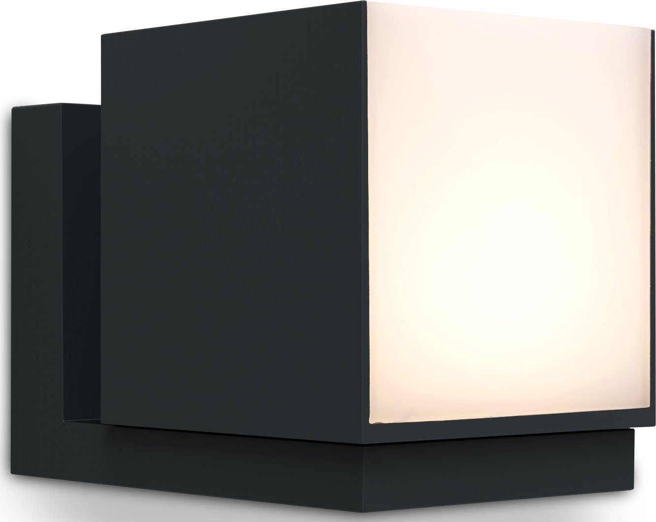 LUTEC Ledwandlamp voor buiten Cuba (1 stuk)