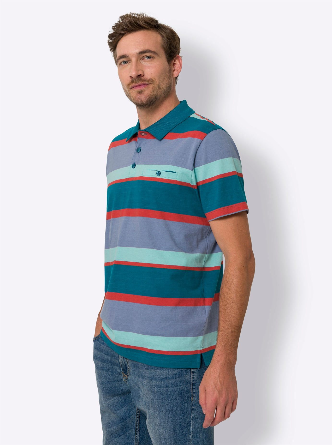 Classic Poloshirt met korte mouwen (1-delig)