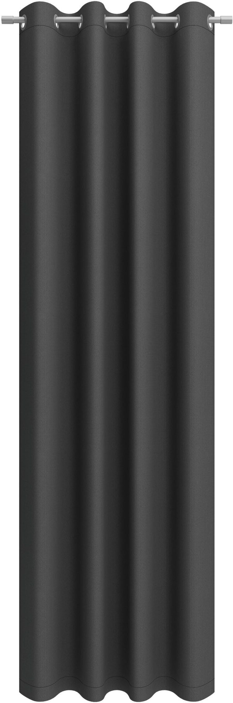 Neutex for you! Gordijn Linessa Ooggordijn met metalen ogen, breedte 137 cm, op maat (1 stuk)
