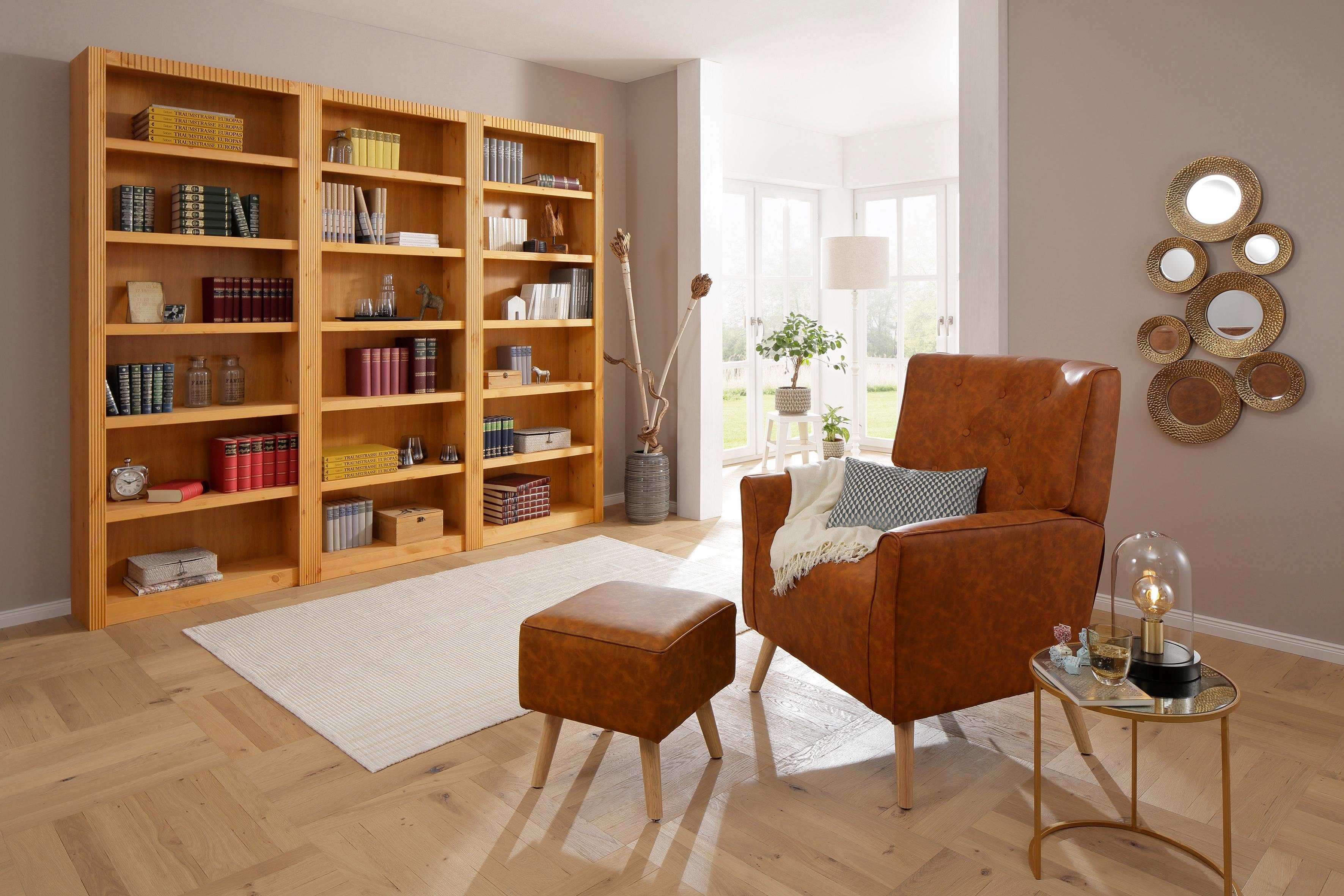 Home affaire Kastenwand Bergen van mooi massief grenenhout, 3-delig