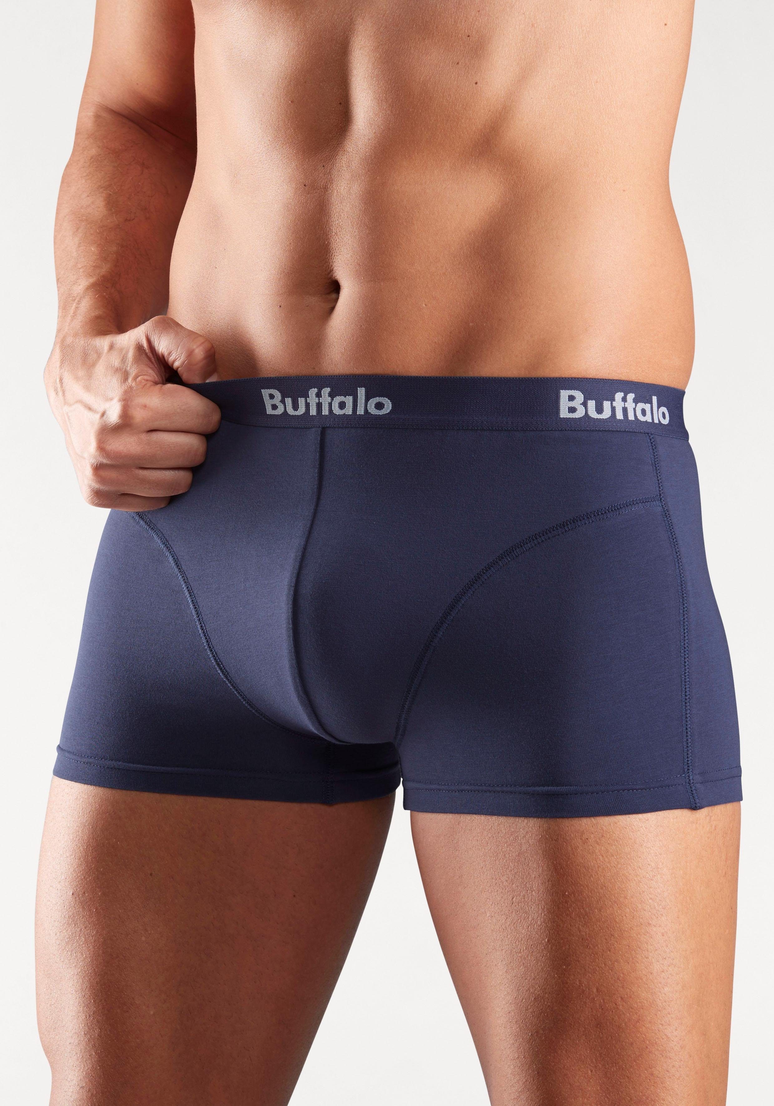 Buffalo Hipster strak zittende boxershorts van katoenmix (set, 3 stuks)