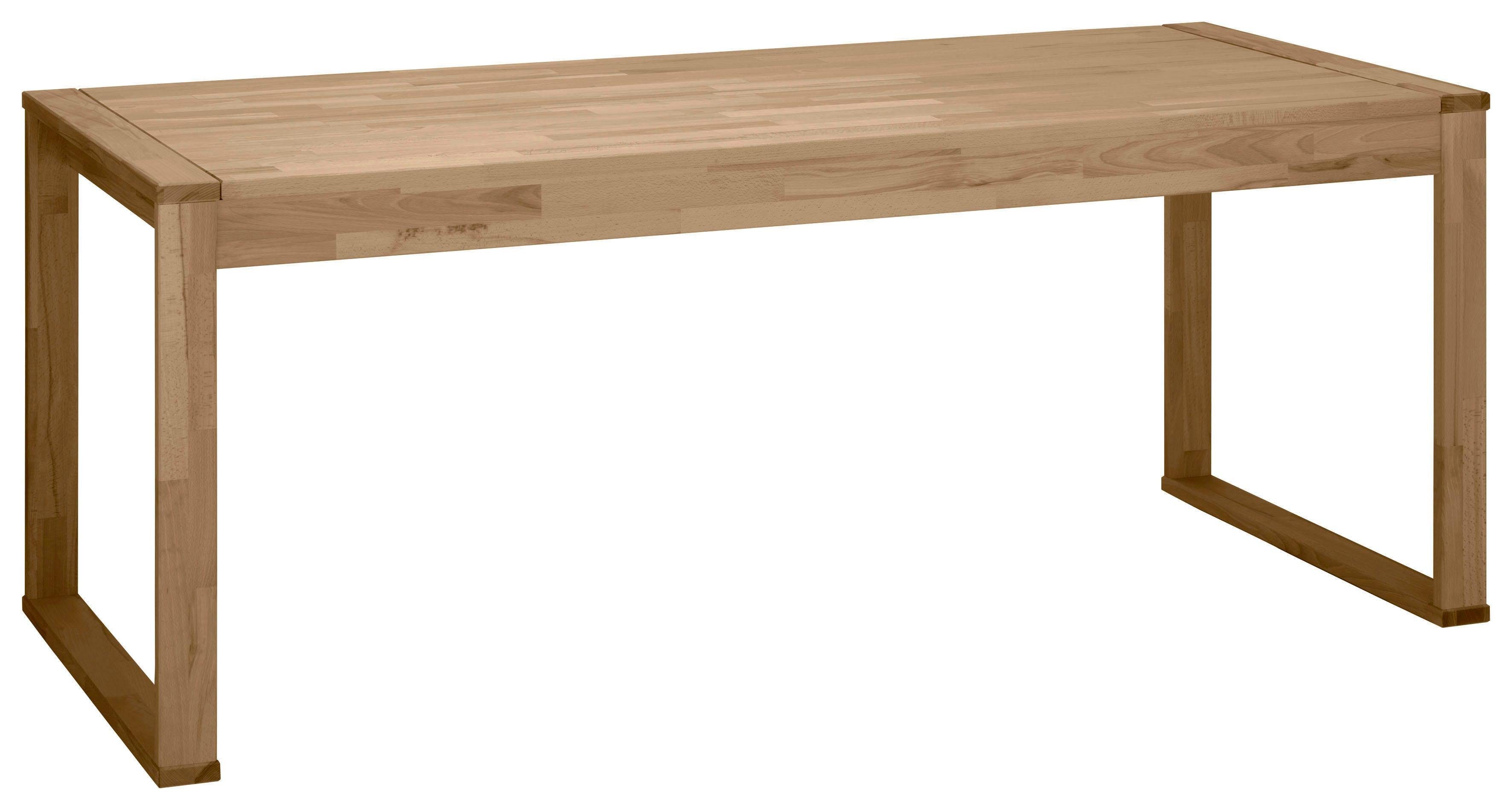 VOGL Möbelfabrik Bureau Toronto van massief hout, bureautafel bureaus beige