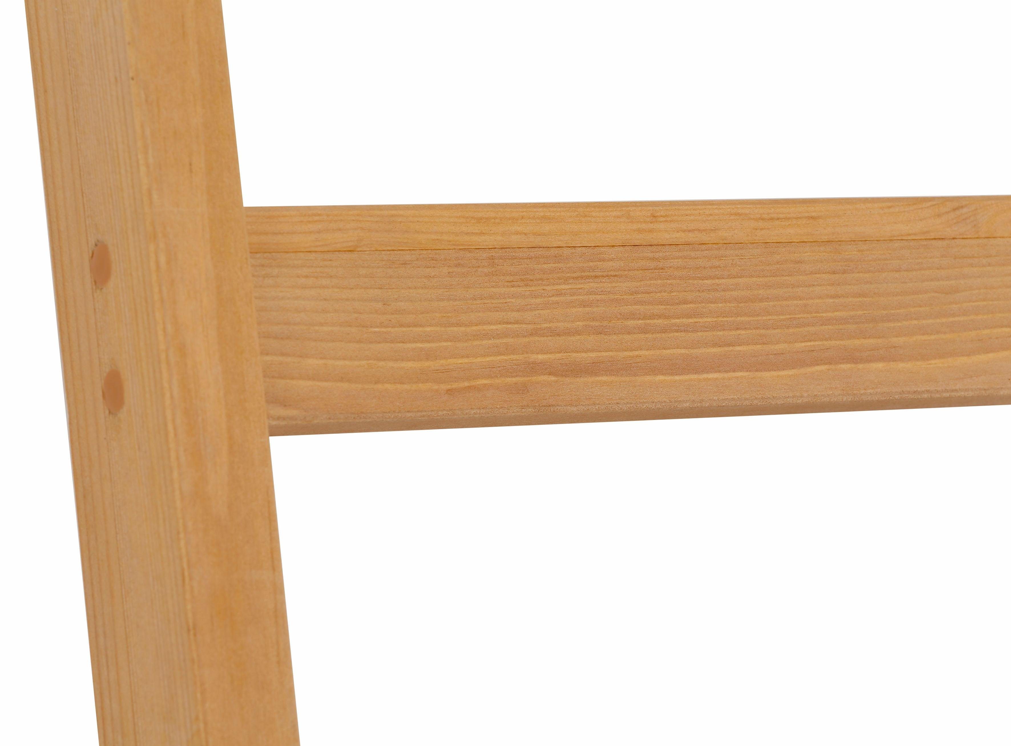 Home affaire Ladderrek Bergen van massief grenenhout, met 6 treden, hoogte 188 cm