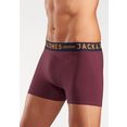 jack  jones boxershort jac lichfield trunks met contrastkleurige band (3 stuks) multicolor