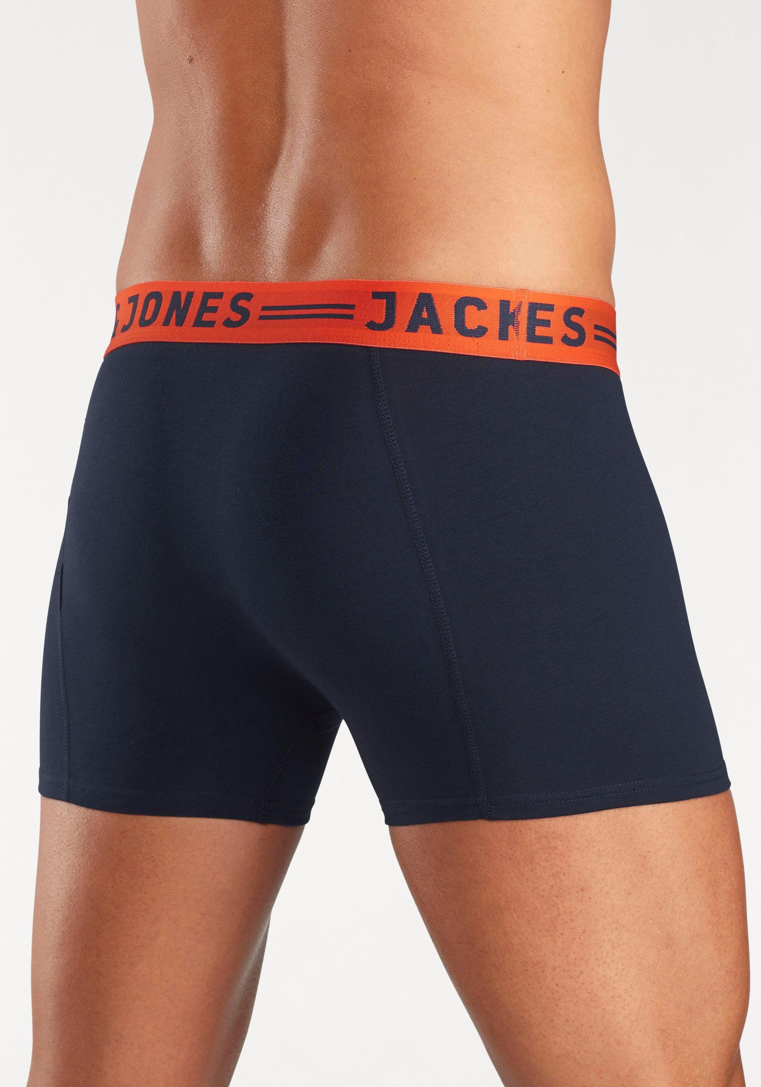 Jack & Jones Boxershort JAC Lichfield Trunks met contrastkleurige band (set, 3 stuks)
