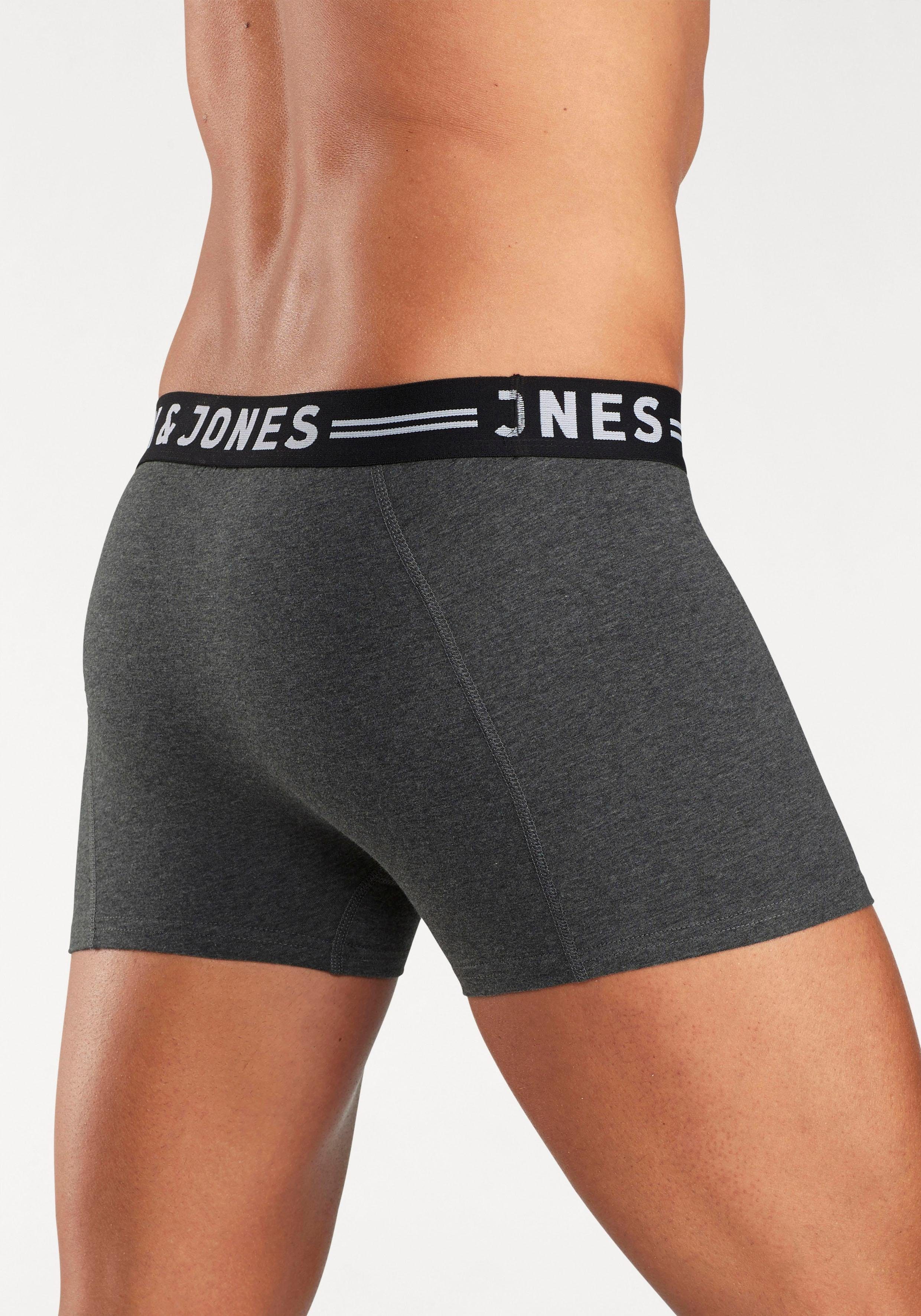 Jack & Jones Boxershort JAC Lichfield Trunks met contrastkleurige band (set, 3 stuks)