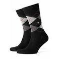 burlington basic sokken manchester met klassiek argylemotief (mt. 40-46) (1 paar) zwart