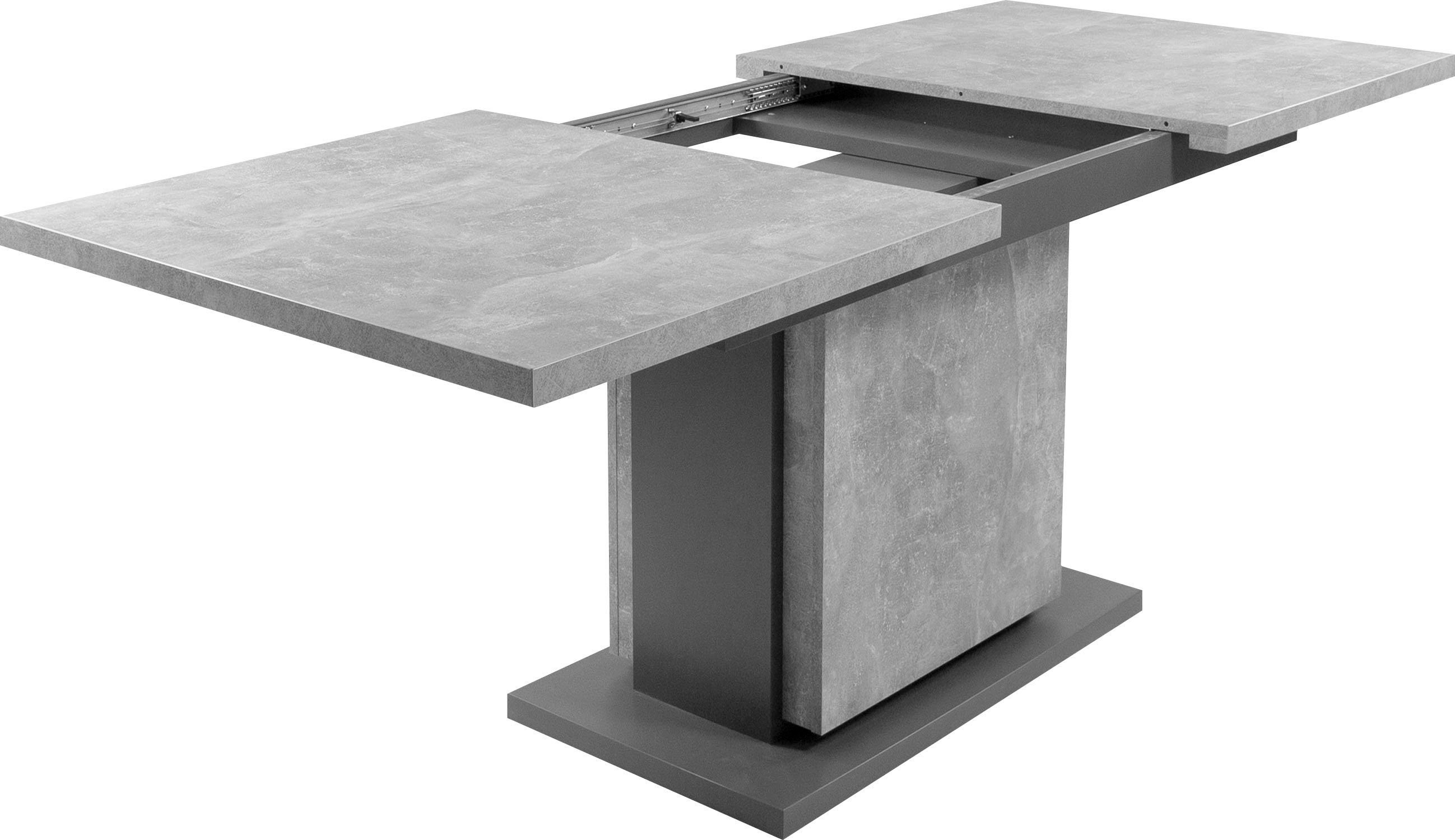 byLIVING Eettafel met uittrekfunctie, in 2 breedten 140-190 cm of 160-215 cm