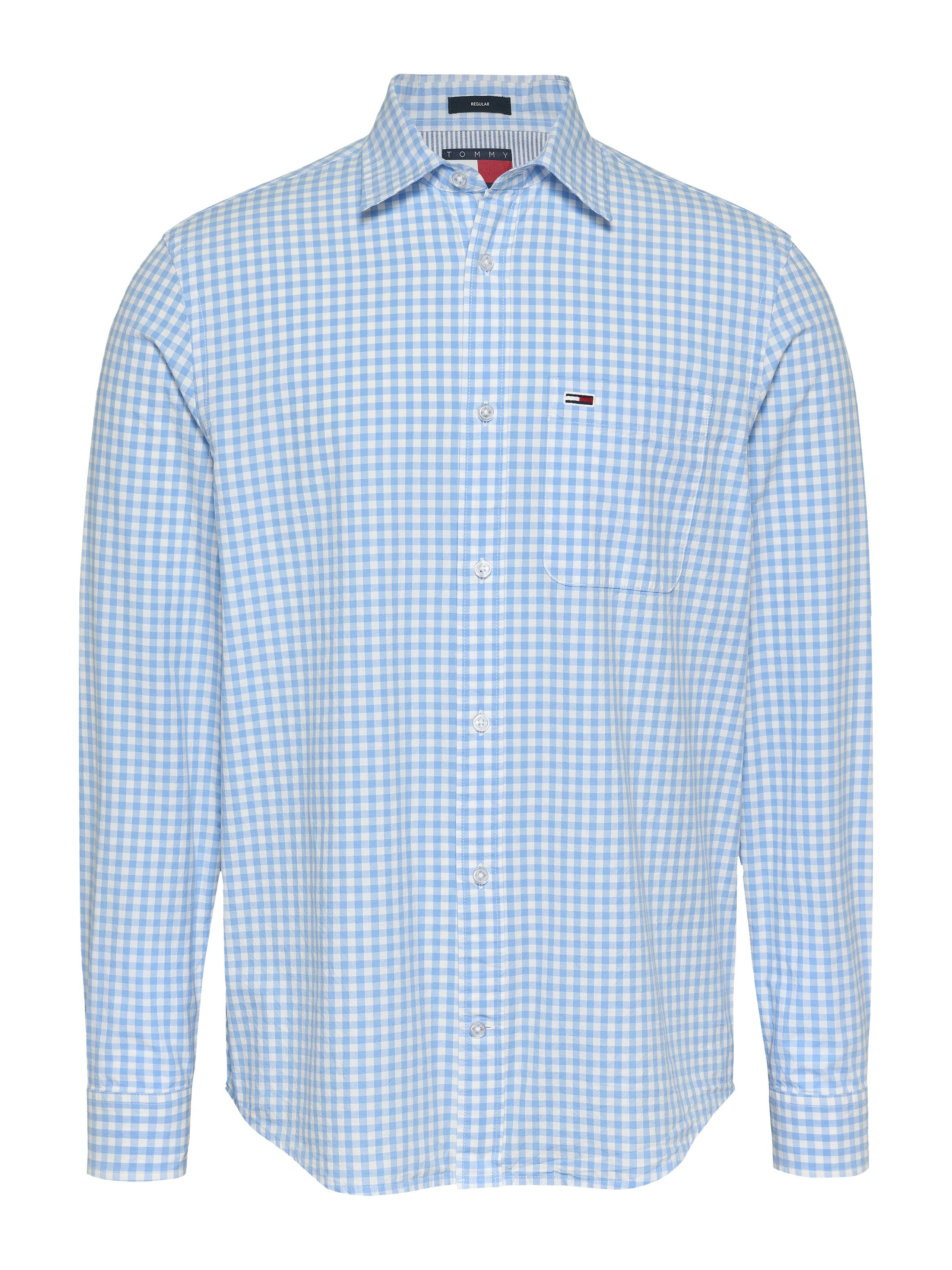 TOMMY JEANS Geruit overhemd TJM POPLIN CHECK SHIRT