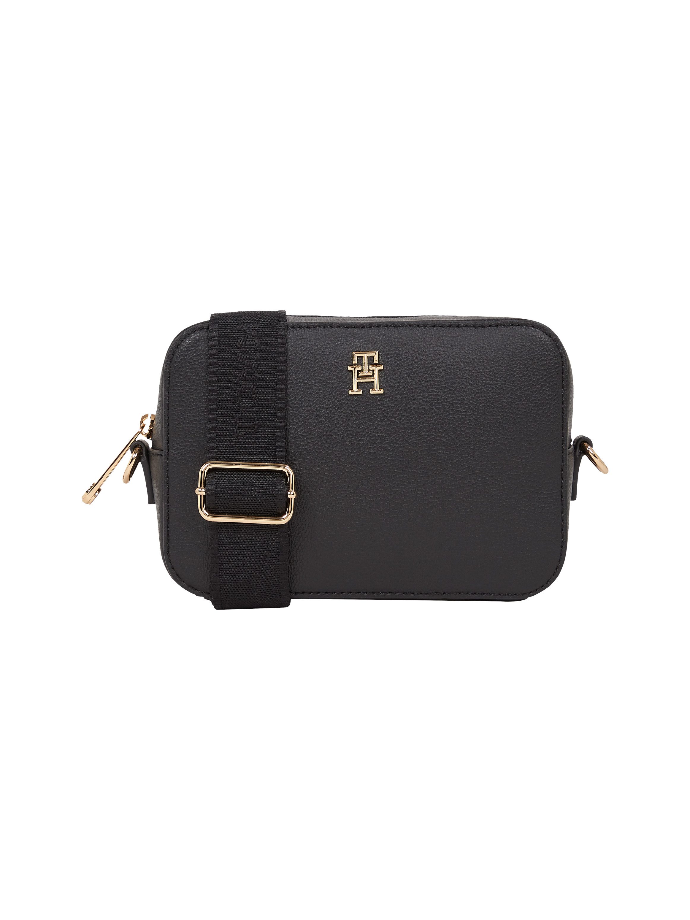 Tommy Hilfiger Schoudertas TH SOFT LOGO CAMERA BAG ,dames telefoon tas, mini bag, schoudertas met th-logo-embossing