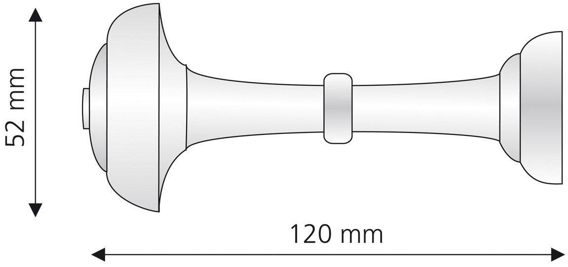 Liedeco Embrasse Sjaalhouder 12 cm (1 stuk)