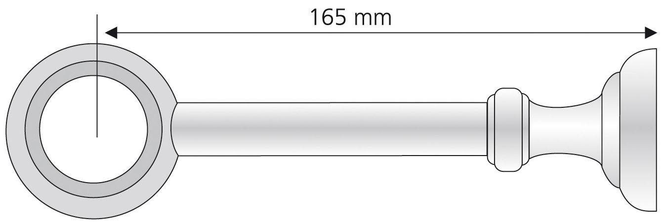 Liedeco Bandjes Thüringen voor gordijnroeden ø 28 mm (1 stuk)
