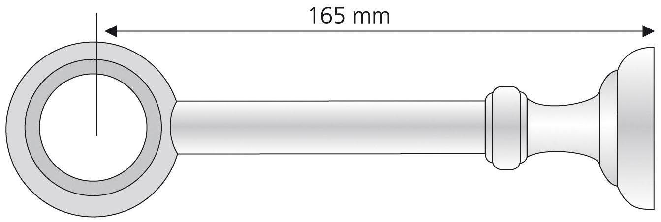 Liedeco Bandjes Thüringen voor gordijnroeden ø 28 mm (1 stuk)
