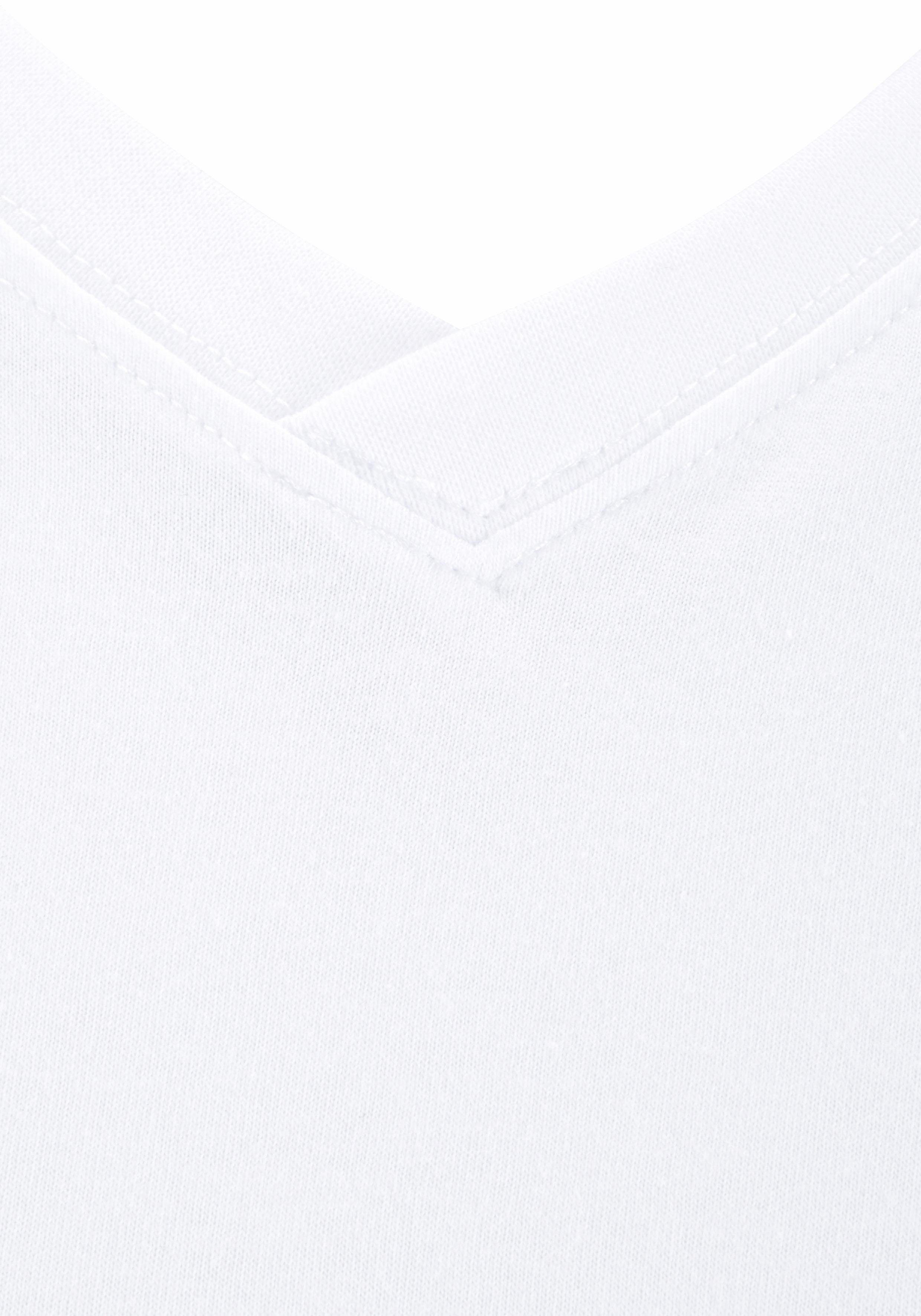 H.I.S T-shirt met v-hals van katoen, onderhemd, t-shirt (set, 3-delig)