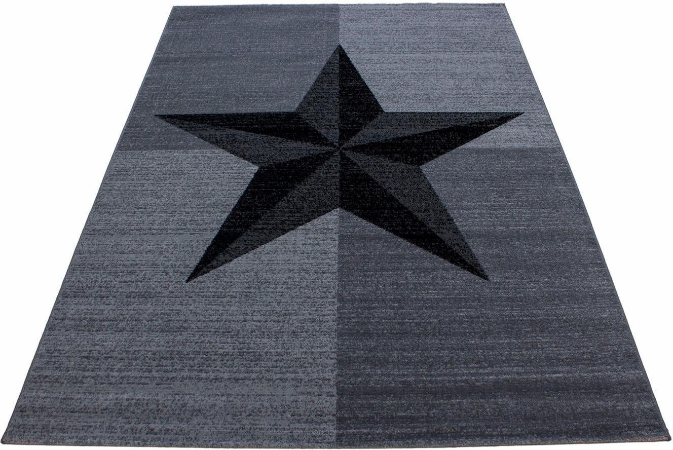 Ayyildiz Teppiche Vloerkleed Plus 8002 moderne vloerkleden maat 6 grijs