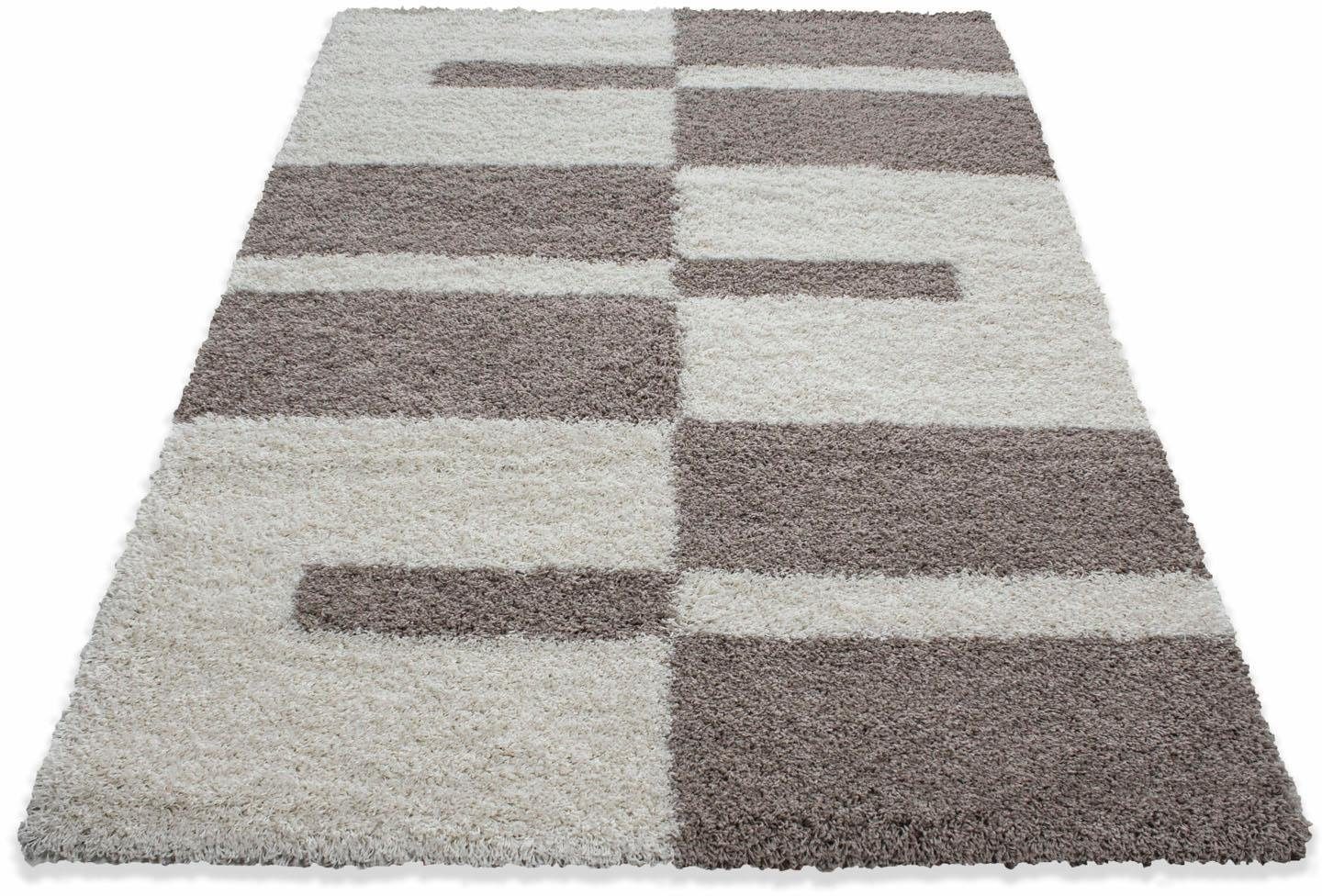 Ayyildiz Teppiche Hoogpolig vloerkleed Gala Shaggy 2505 moderne vloerkleden maat 8 beige