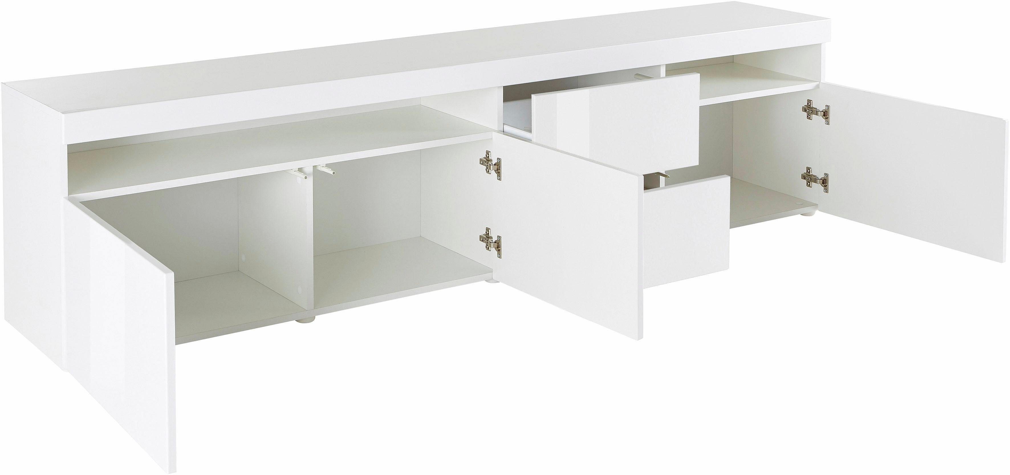 borchardt Möbel Tv-meubel Kaapstad Breedte 200 cm met 2 lades
