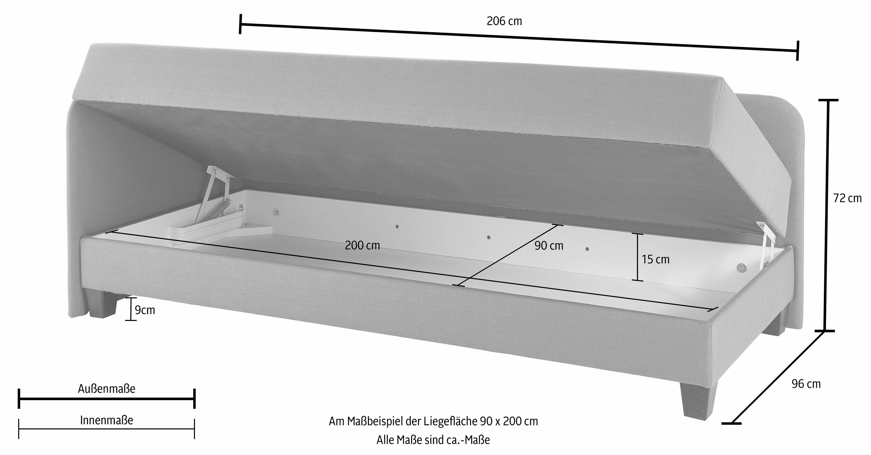 Maintal Logeerbed met ombouw en bedkist