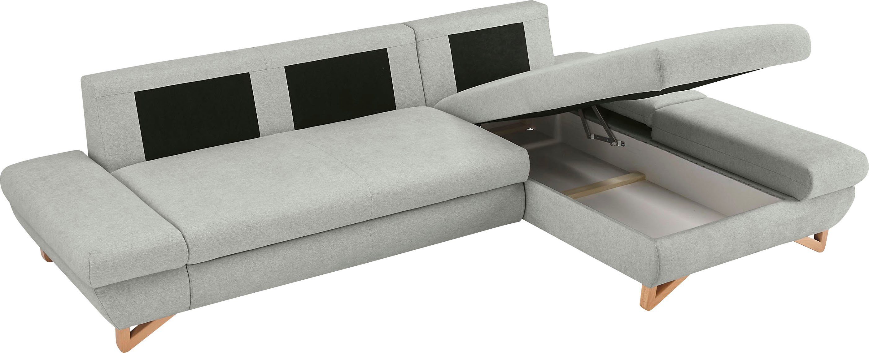 INOSIGN Slaapbank City/Giron comfortabele slaapbank (ligoppervlak 245 x 138 cm) en bedlade