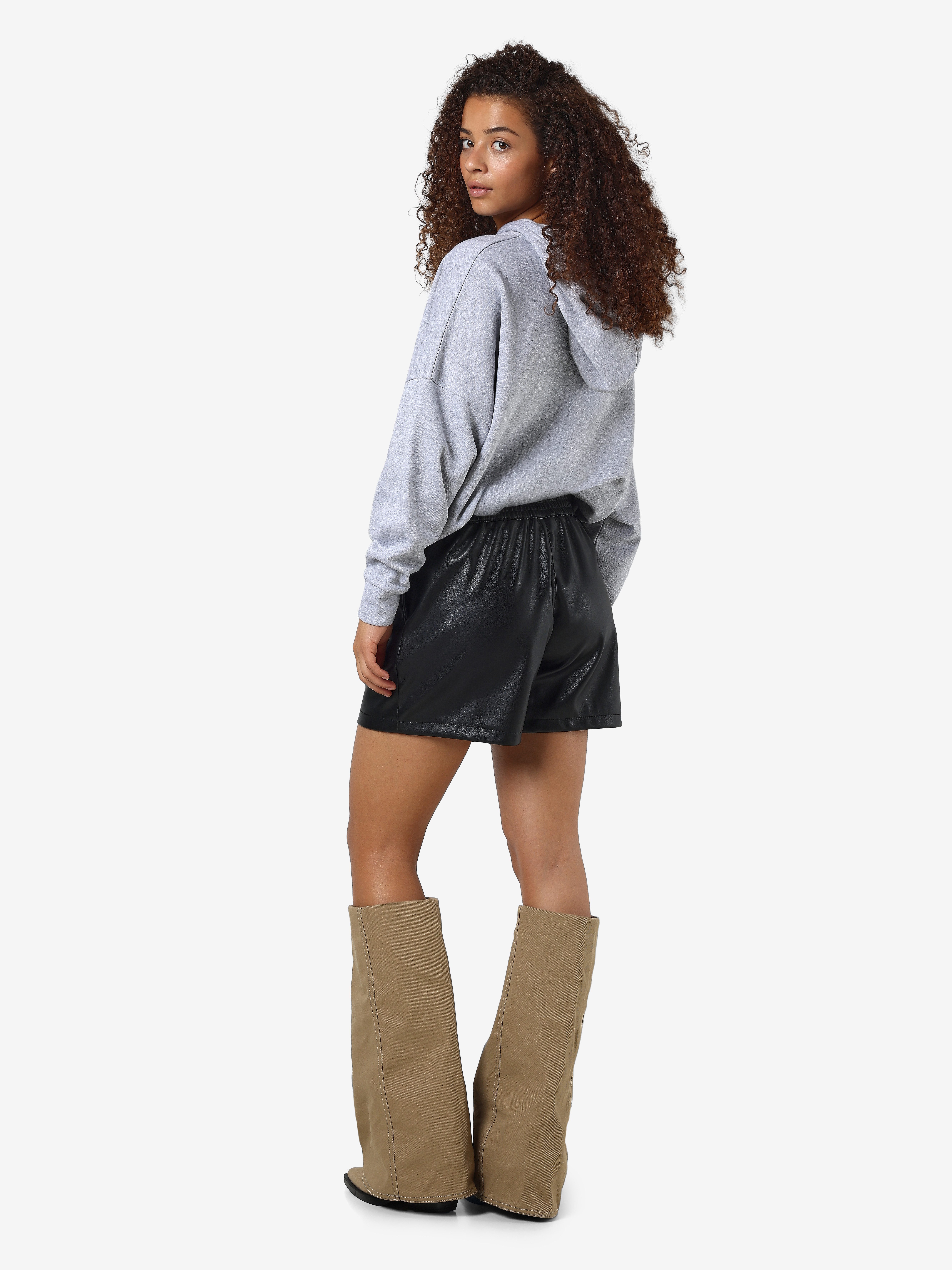 Noisy may Short NMANDY PU HW SHORTS WVN NOOS