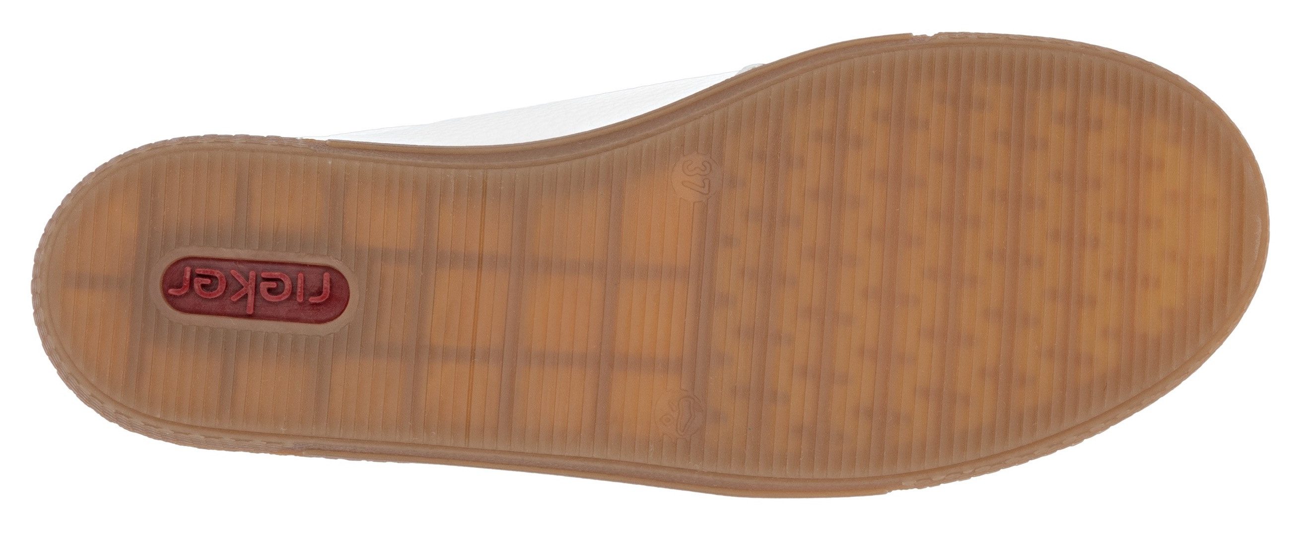 Rieker Sneakers , lage schoen, vrijetijdsschoen, veterschoen met ritssluiting