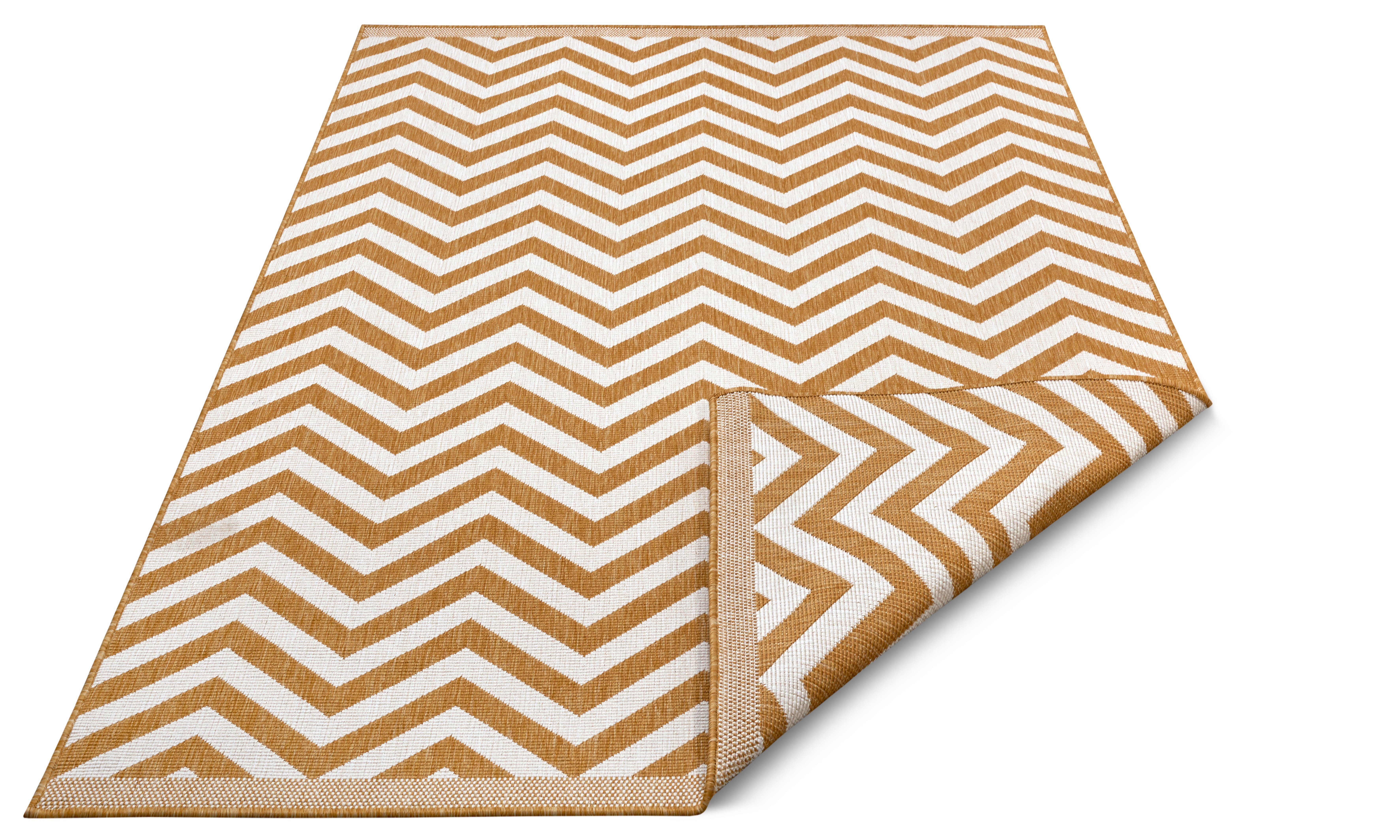 NORTHRUGS Vloerkleed Palma tweezijdig te gebruiken kleed Binnen- en buitengebruik, weerbestendig, balkon, loper, woonkamer, waterbestendig