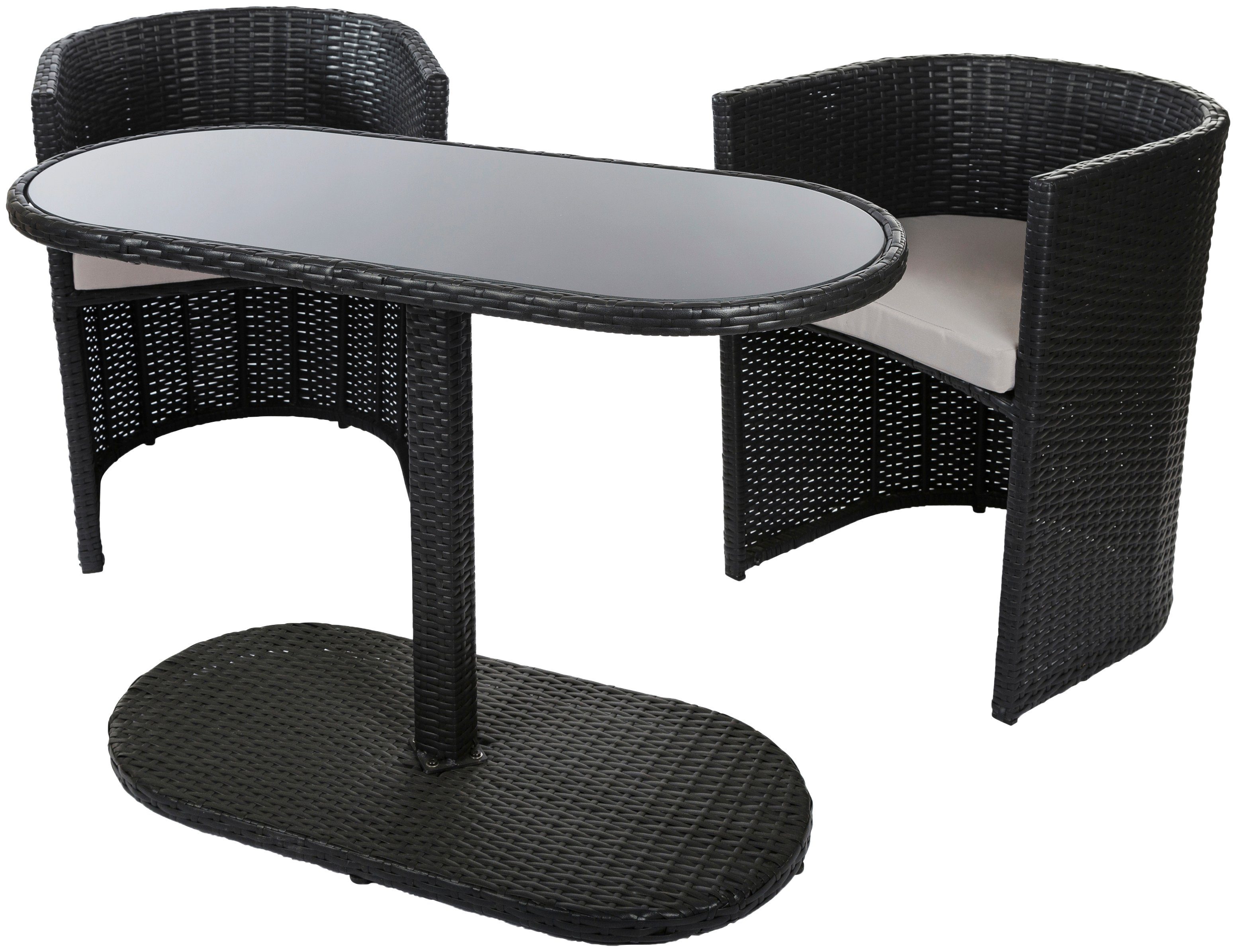 my Flair Tuinset 2 stoelen, 1 tafel (3-delig)