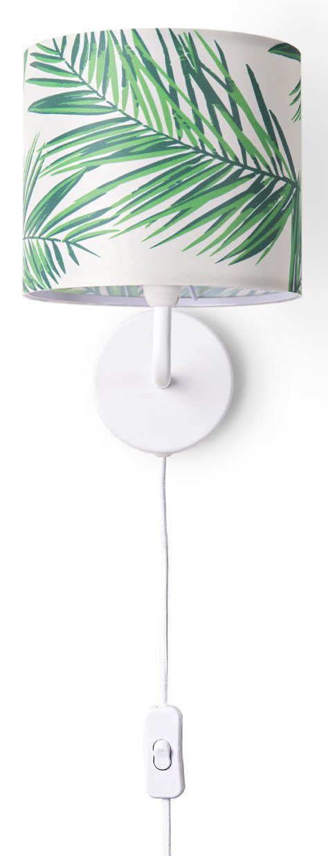 Paco Home Wandlamp Ostende 537 Kinderkamer woonkamer modern kantoor lamp lampenkap palm