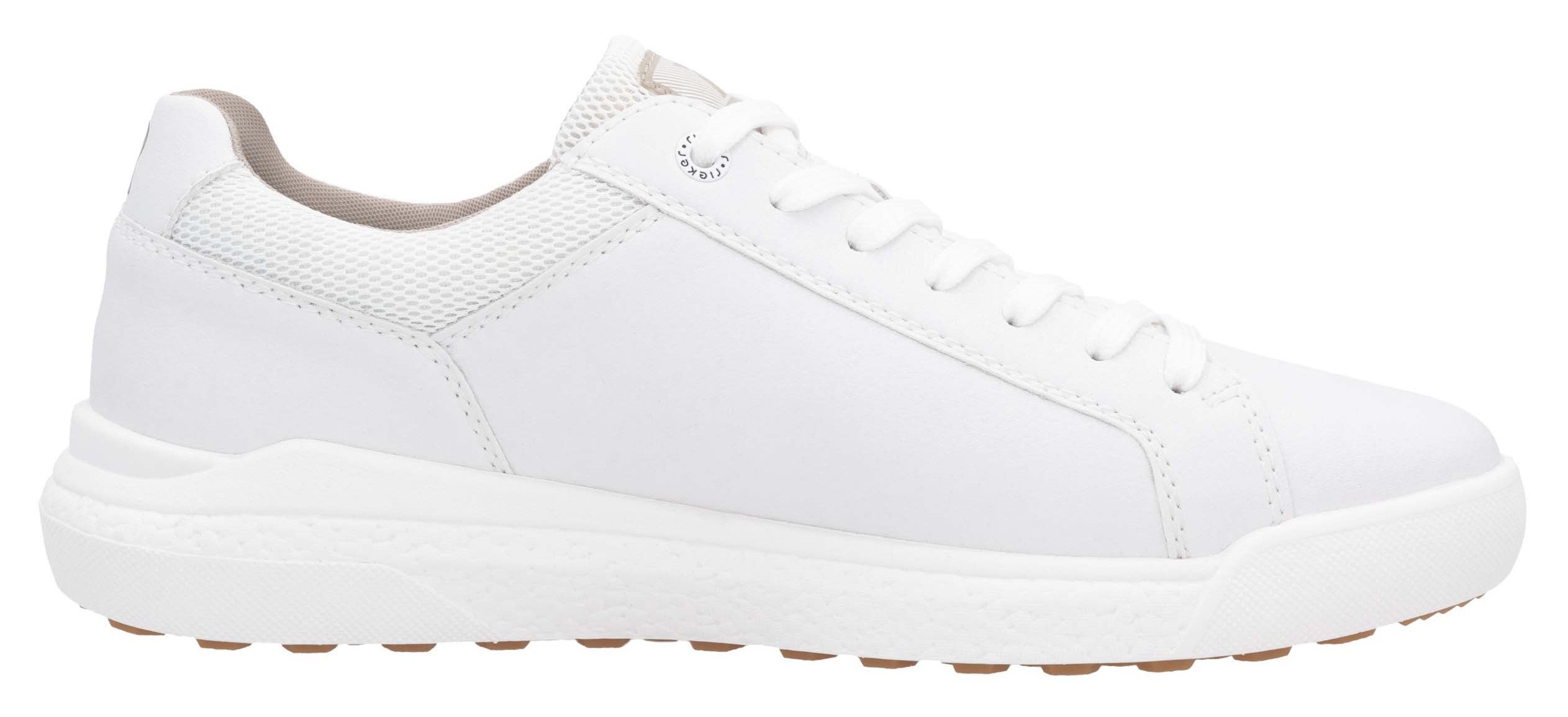 RIEKER Sport Sneakers met gepolsterde schaprand, vrijetijdsschoen, lage schoen, veterschoen
