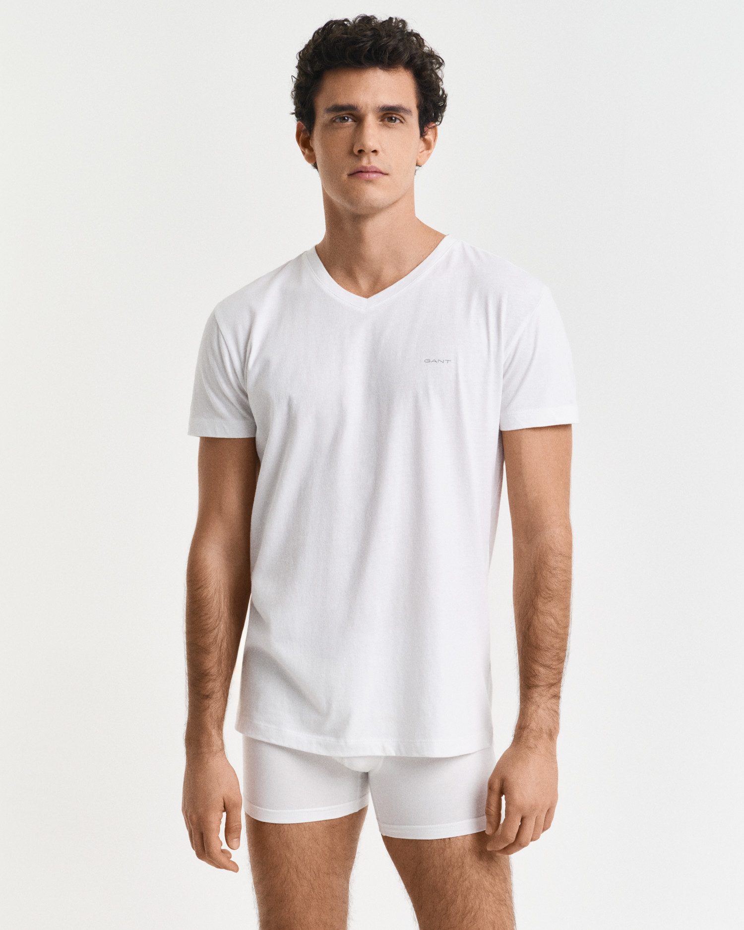 Gant Shirt met korte mouwen V-NECK T-SHIRT 2-PACK