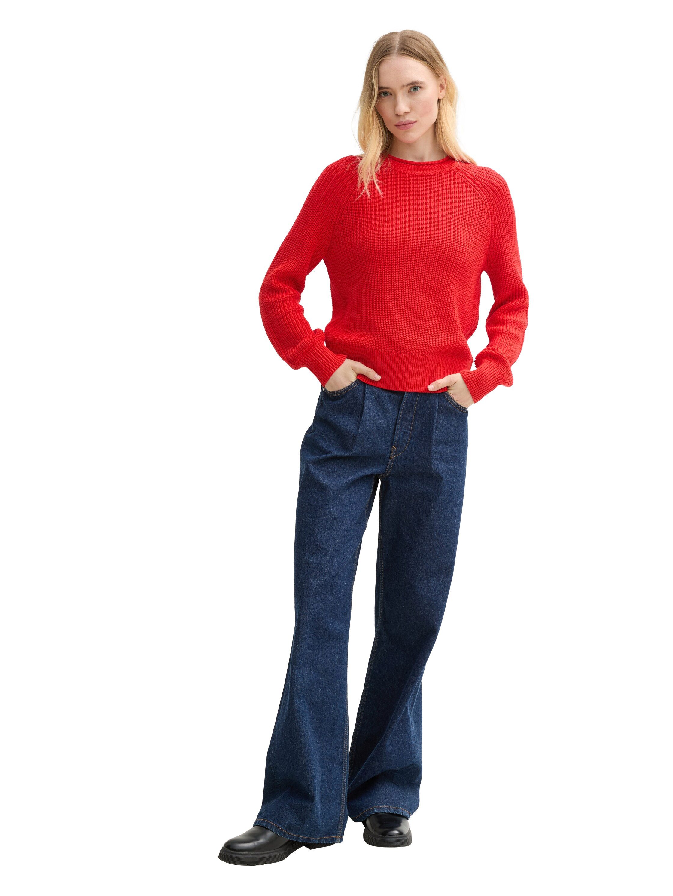 Tom Tailor Denim Gebreide trui met breistructuur