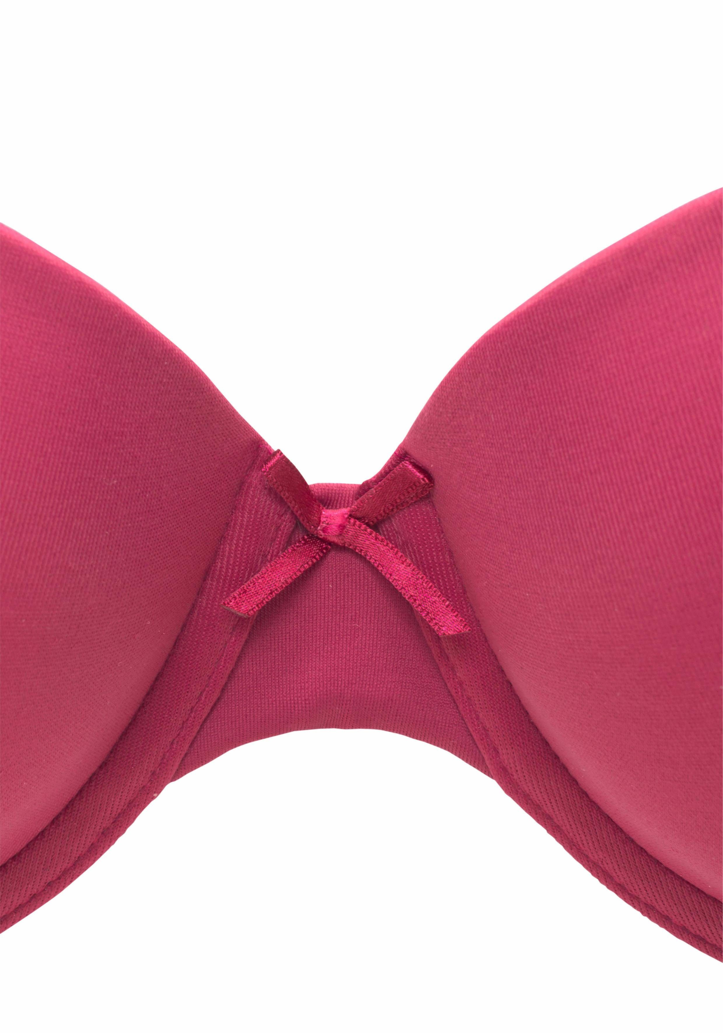 Lascana Bh met steuncups Ela - perfect basic met beugel van zijdeachtige microvezel