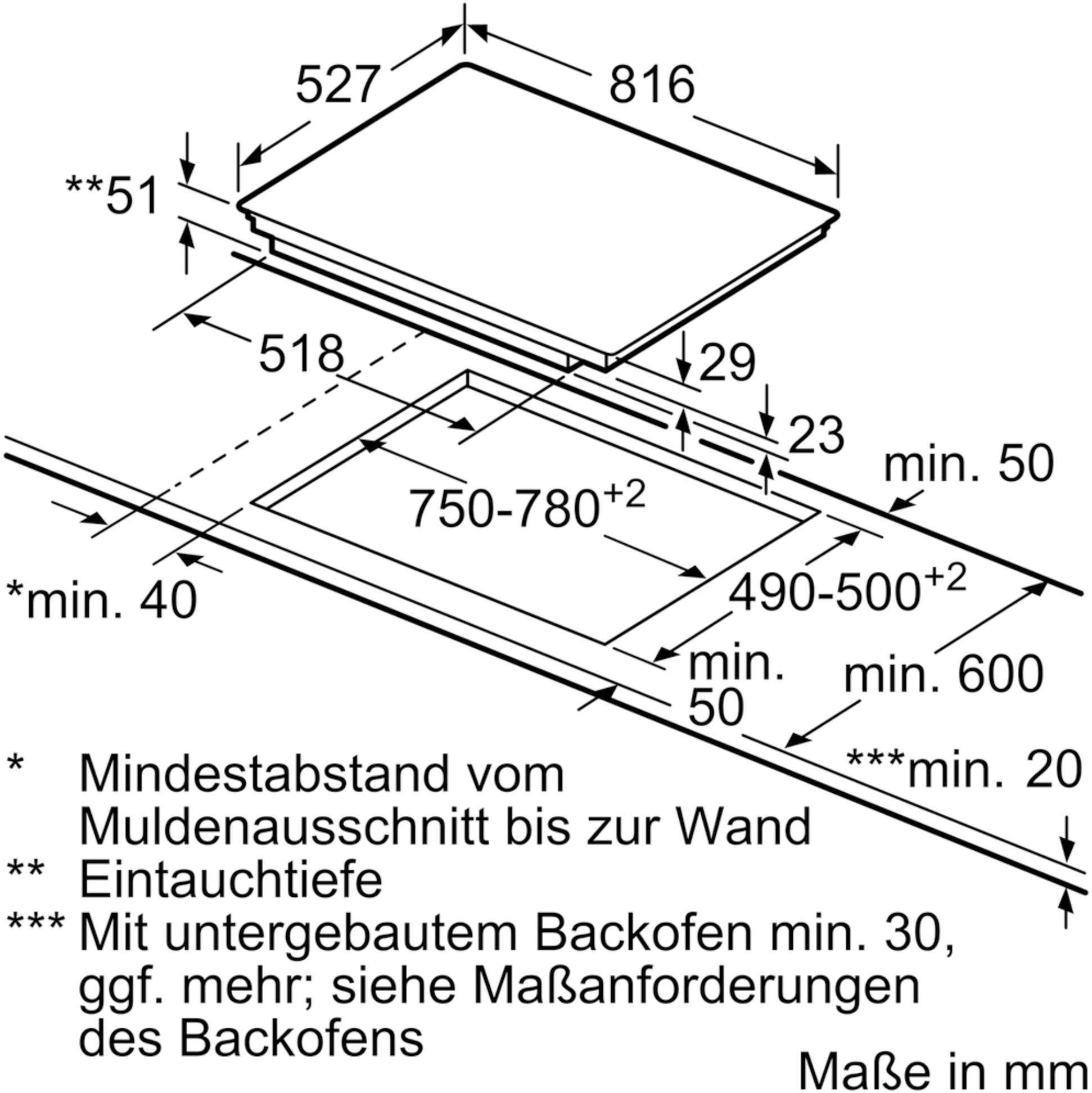 BOSCH Flex-inductiekookplaat van SCHOTT CERAN® PXY875DC1E met directselect premium
