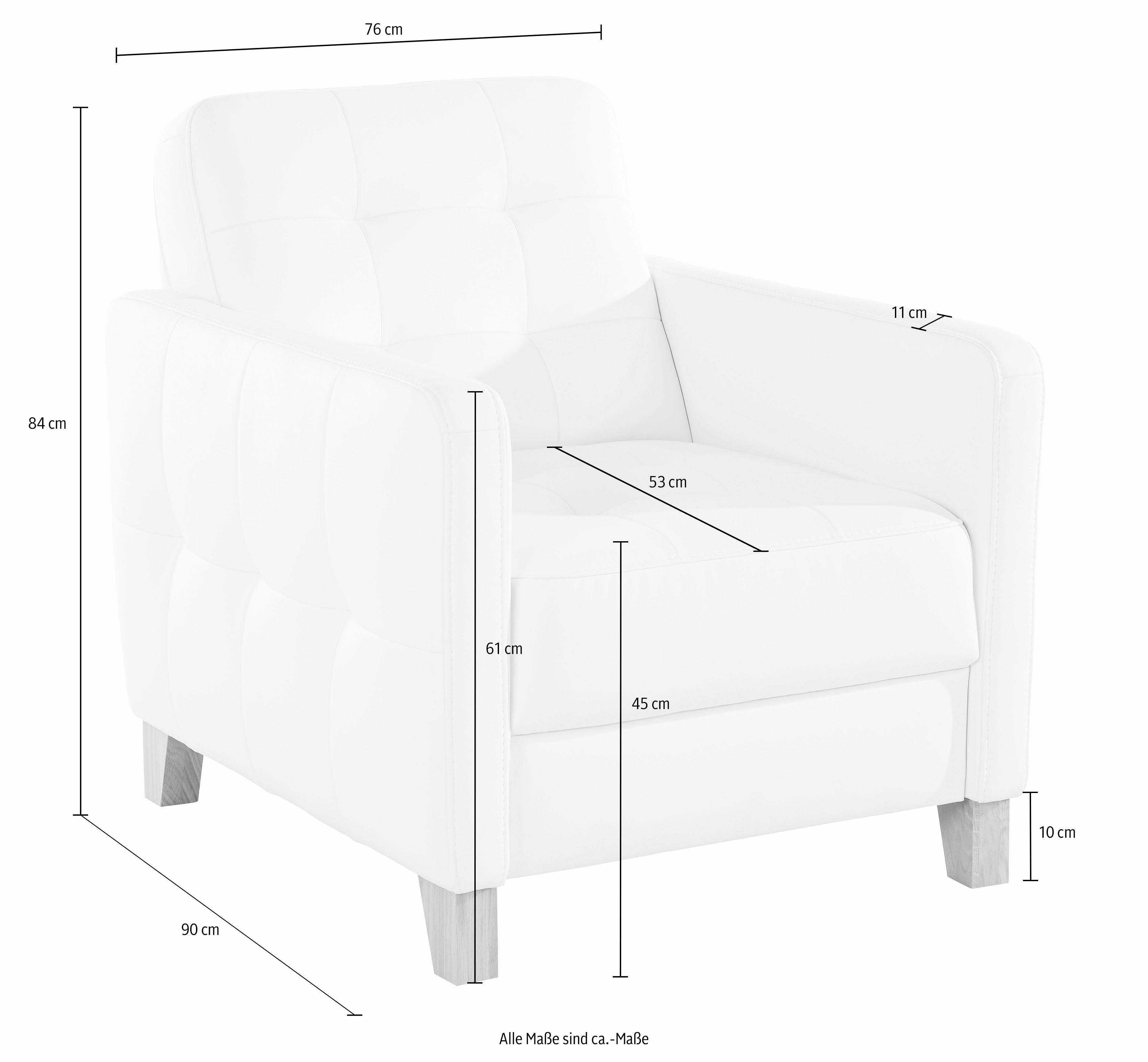 exxpo - sofa fashion Fauteuil Elio, loungesessel, verfijnde detailverwerking, comfortabel en modern