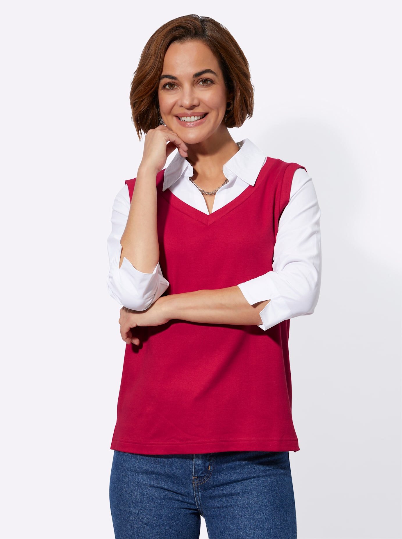 Classic Basics 2-in-1-shirt Shirt 2-in-1 (1-delig)