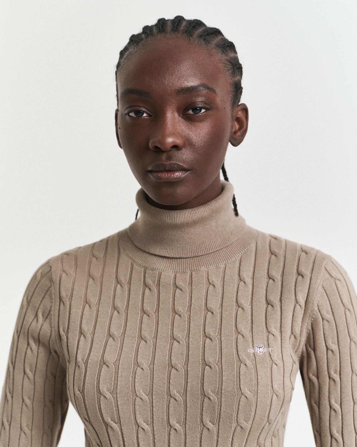 Gant Coltrui STRETCH COTTON CABLE TURTLENECK