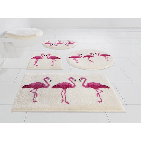 Otto - Grund Badmat, Grund, Flamingos, hoogte 20 mm, antisliprug