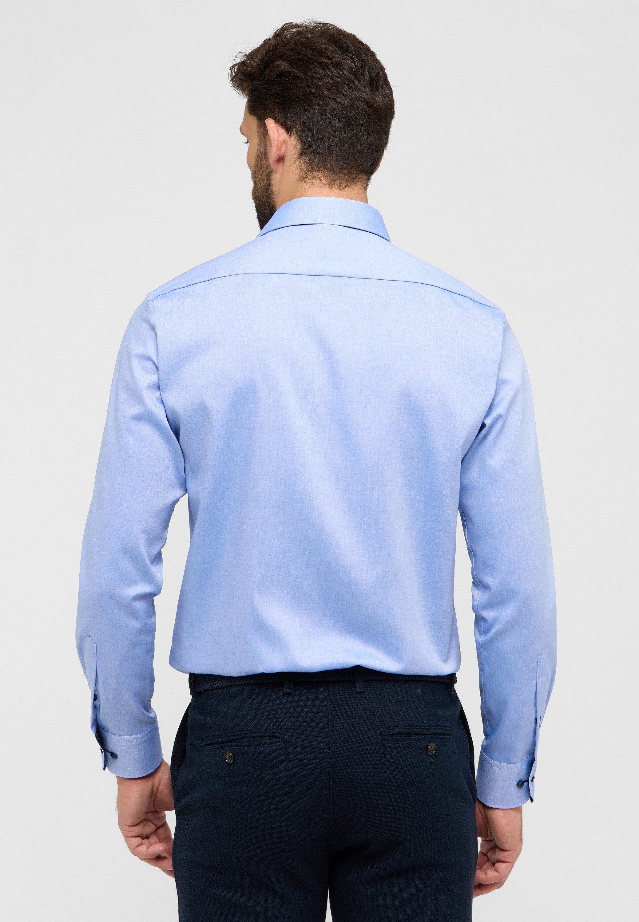 Eterna Overhemd met lange mouwen MODERN FIT NON IRON (strijkvrij)