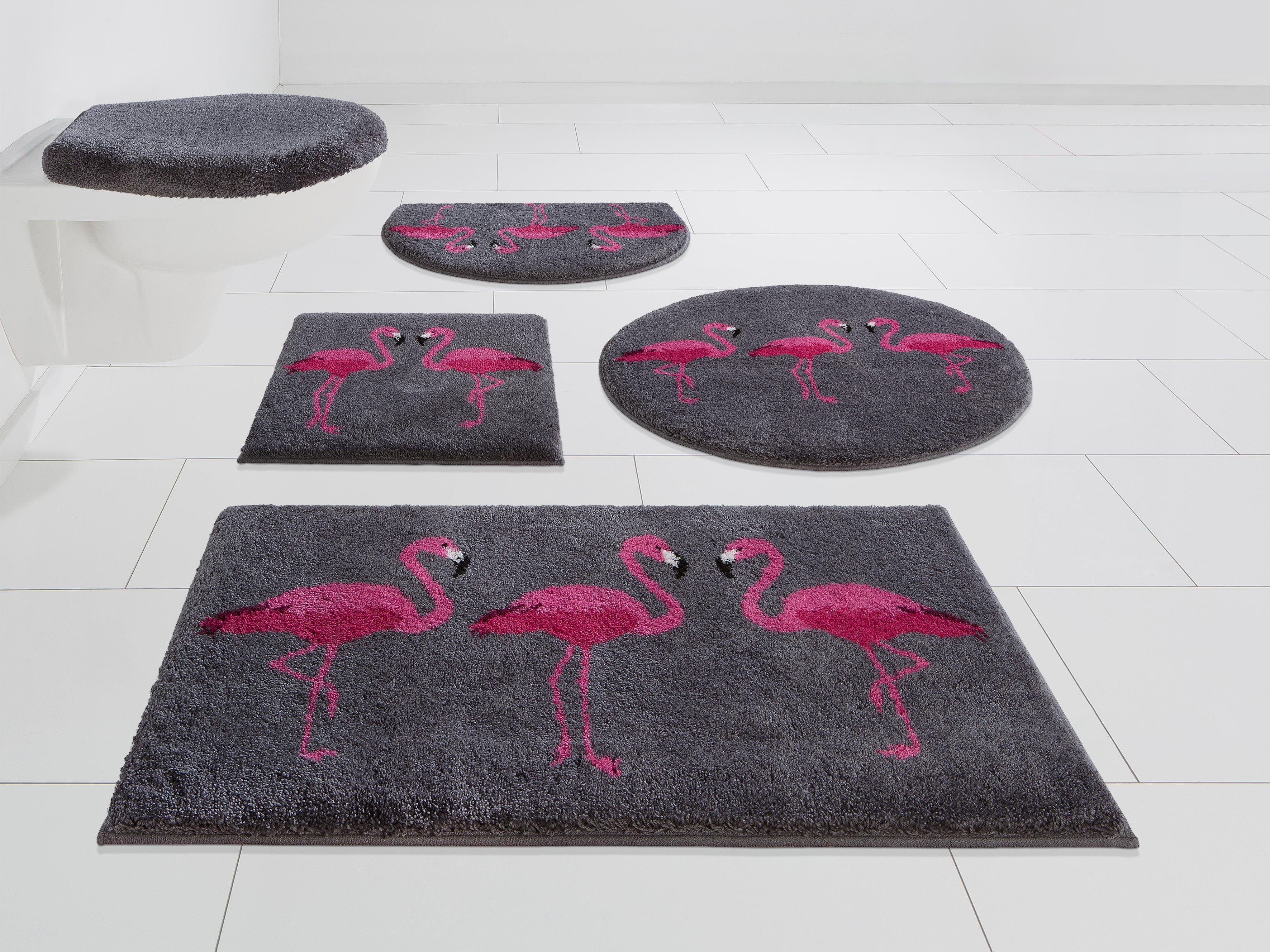 Otto - Grund Badmat, Grund, Flamingos, hoogte 20 mm, antisliprug