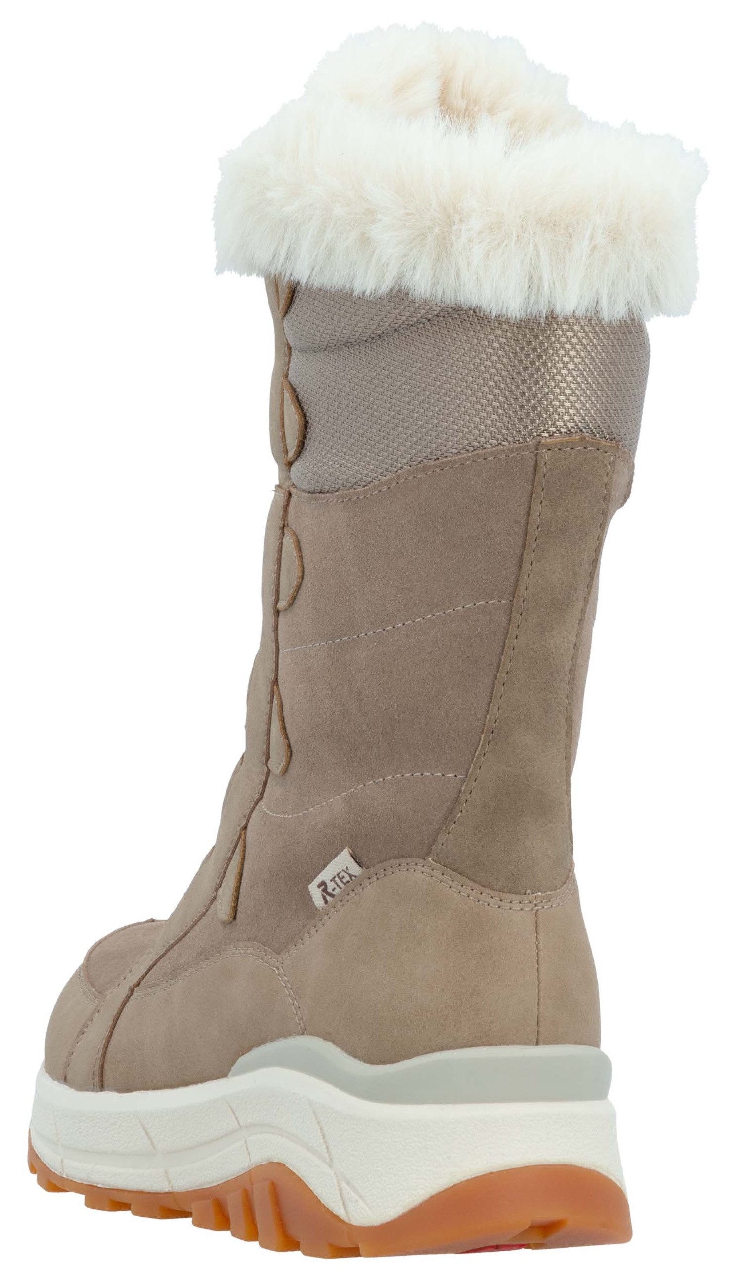 Rieker EVOLUTION Winterlaarzen snow boots, winter boots with lambswool lining, fiber grip sole