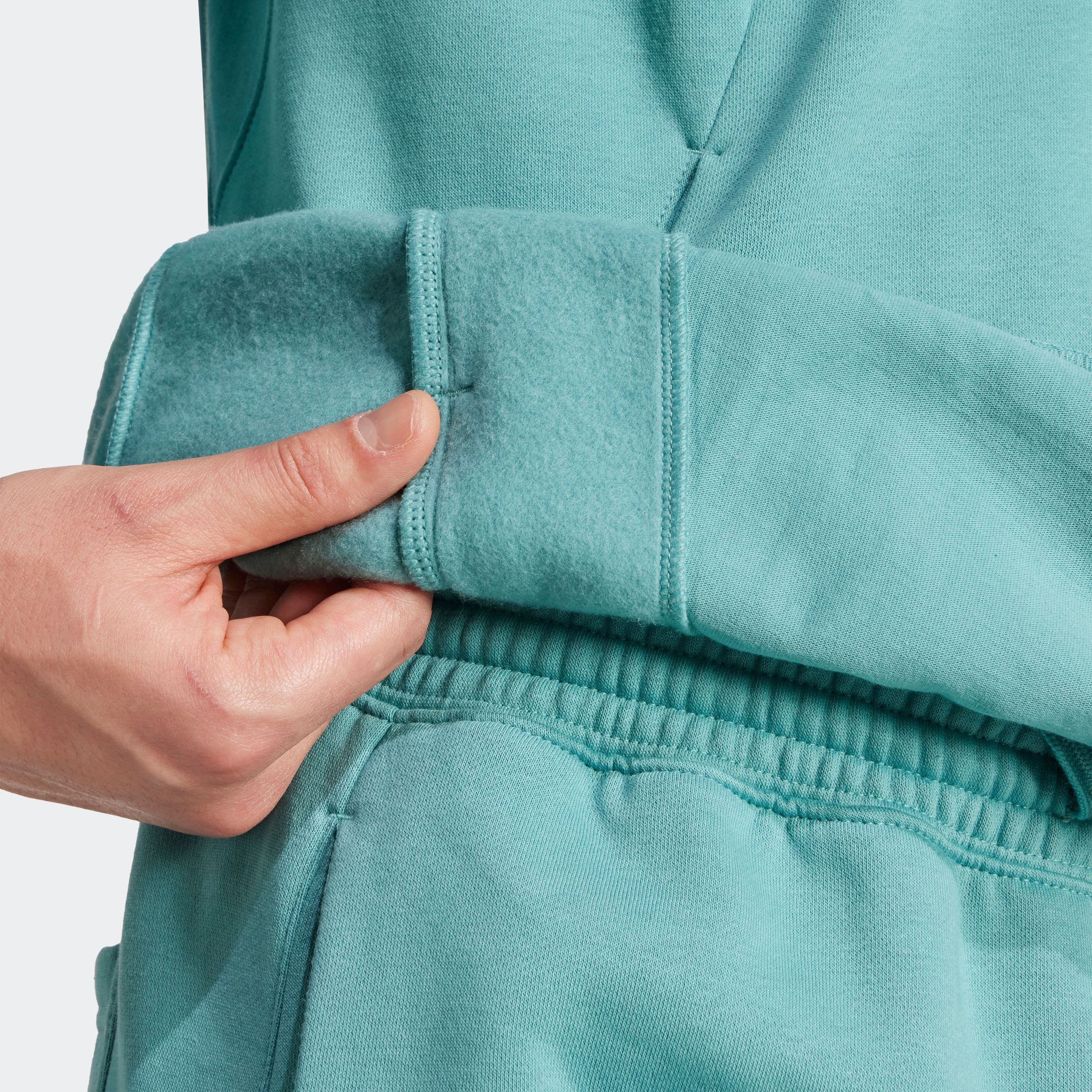 adidas Sportswear Hoodie M A SZN FL HD zacht fleecemateriaal (1-delig)