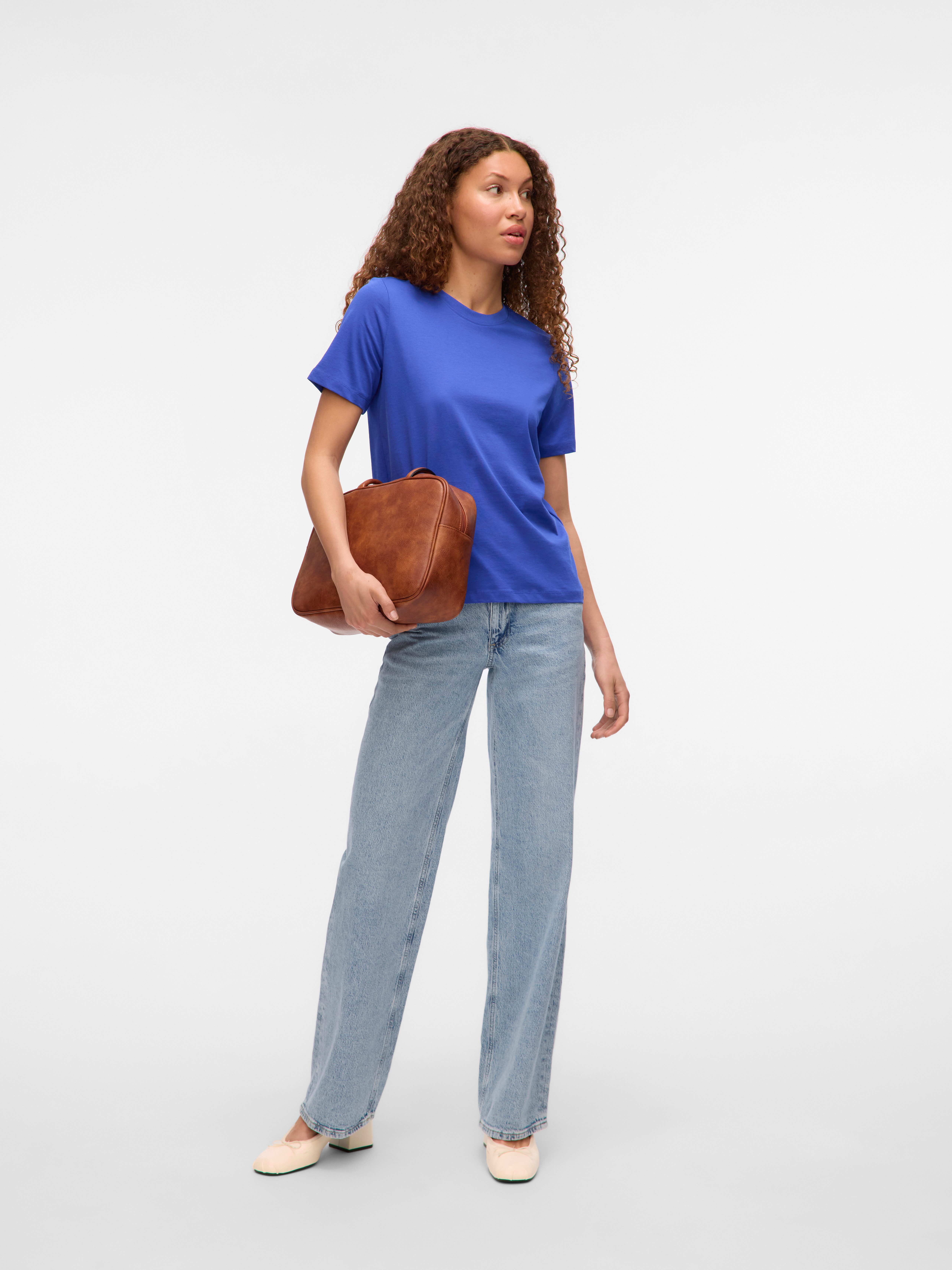 Vero Moda Shirt met korte mouwen VMPAULINA SS T-SHIRT GA JRS NOOS