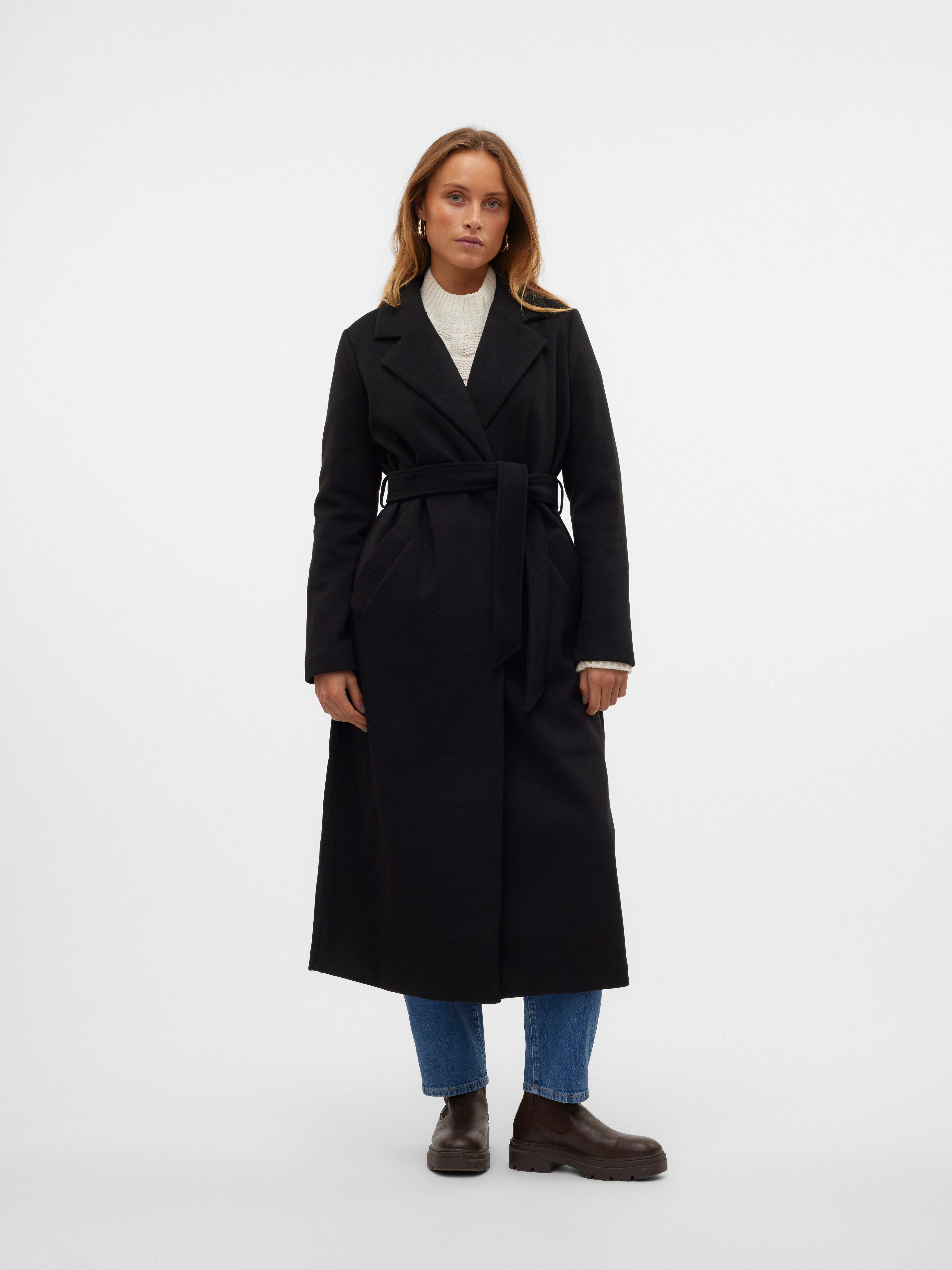 Vero Moda Lange jas VMFORTUNEAYA XTRA LONG COAT GA BOO