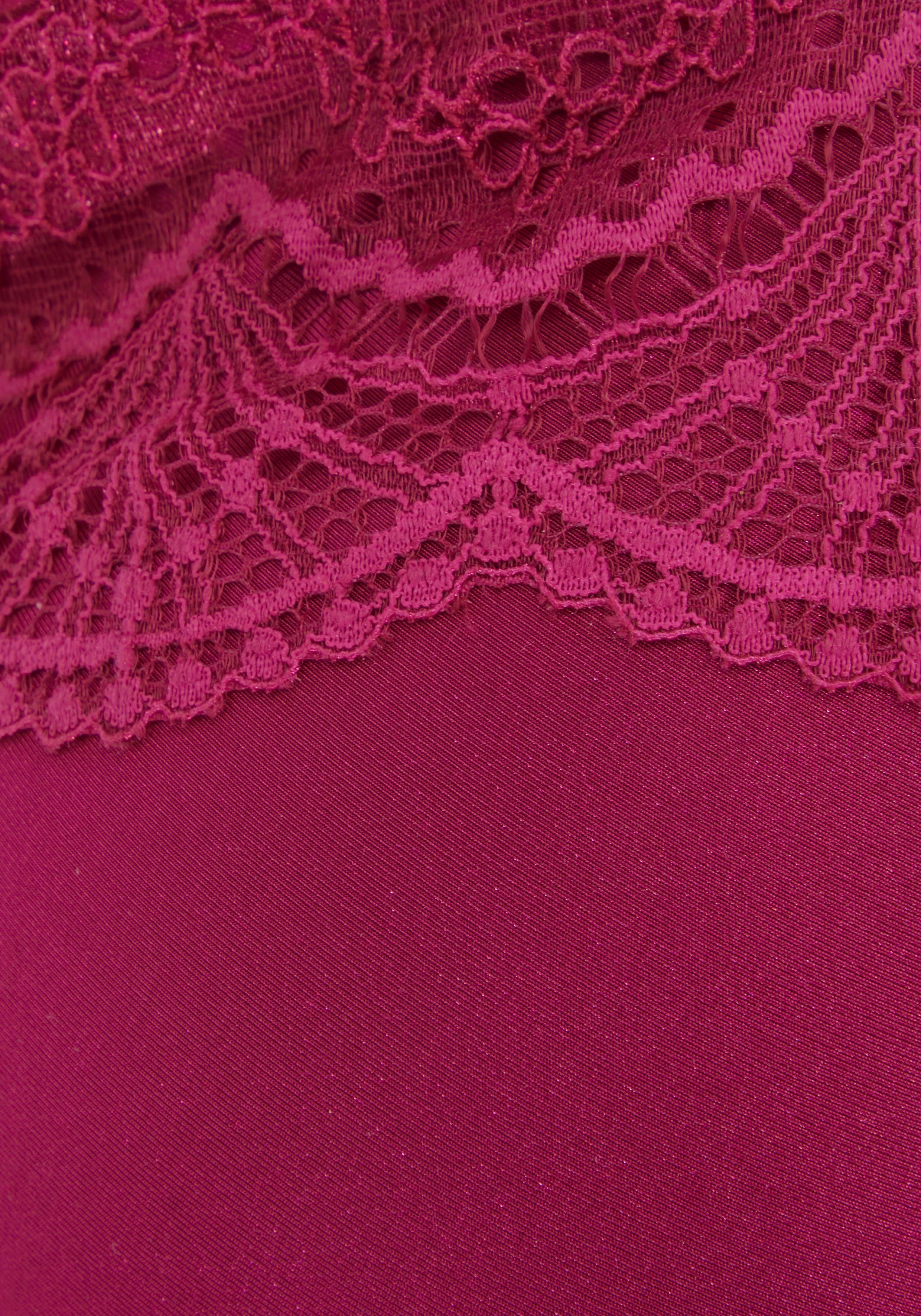 s.Oliver RED LABEL Beachwear Bralette-bh Pauline zonder beugel, versierd met fijne kant, lingerie