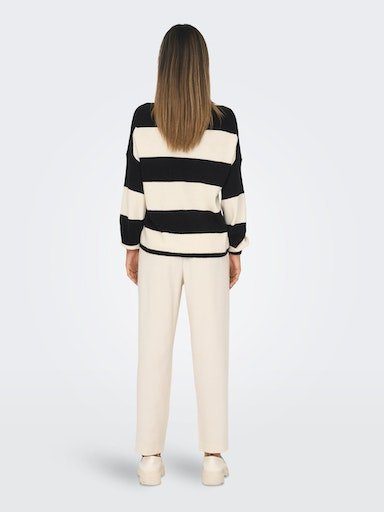 Only Gebreide trui ONLATIA L/S STRIPE PULLOVER KNT NOOS