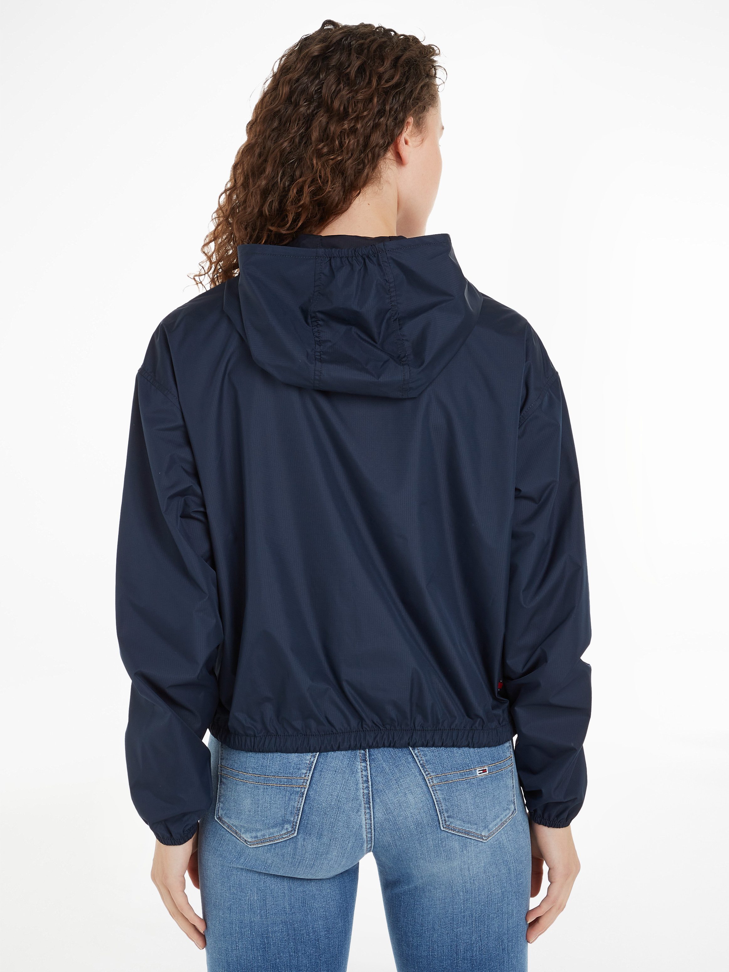 TOMMY JEANS Windbreaker TJW CRP LT CHICAGO in modieuze cropped vorm