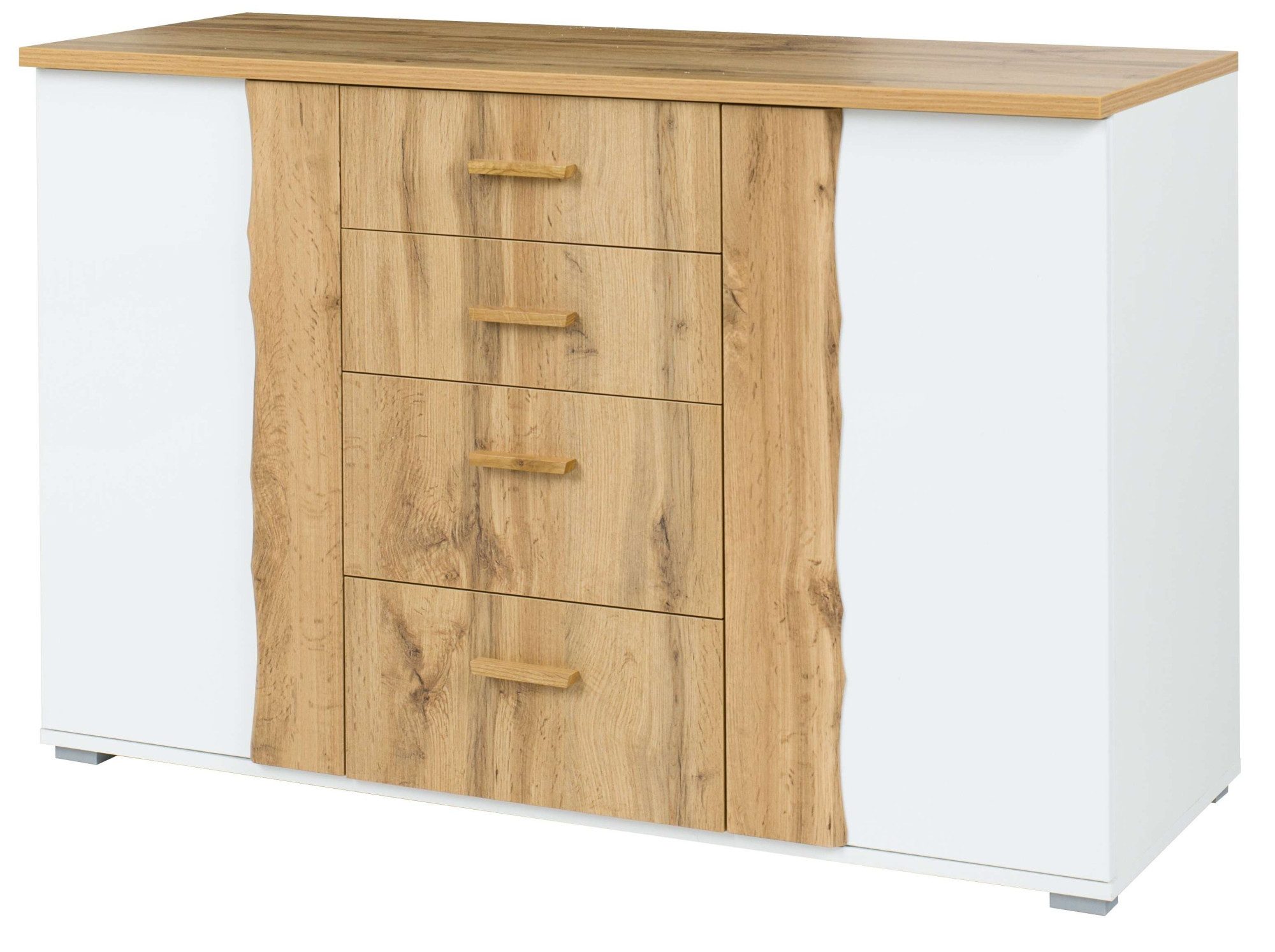 INOSIGN Kast Commode Fabella met 4 lades, 2 legplanken, BxHxD 130x82x45 cm