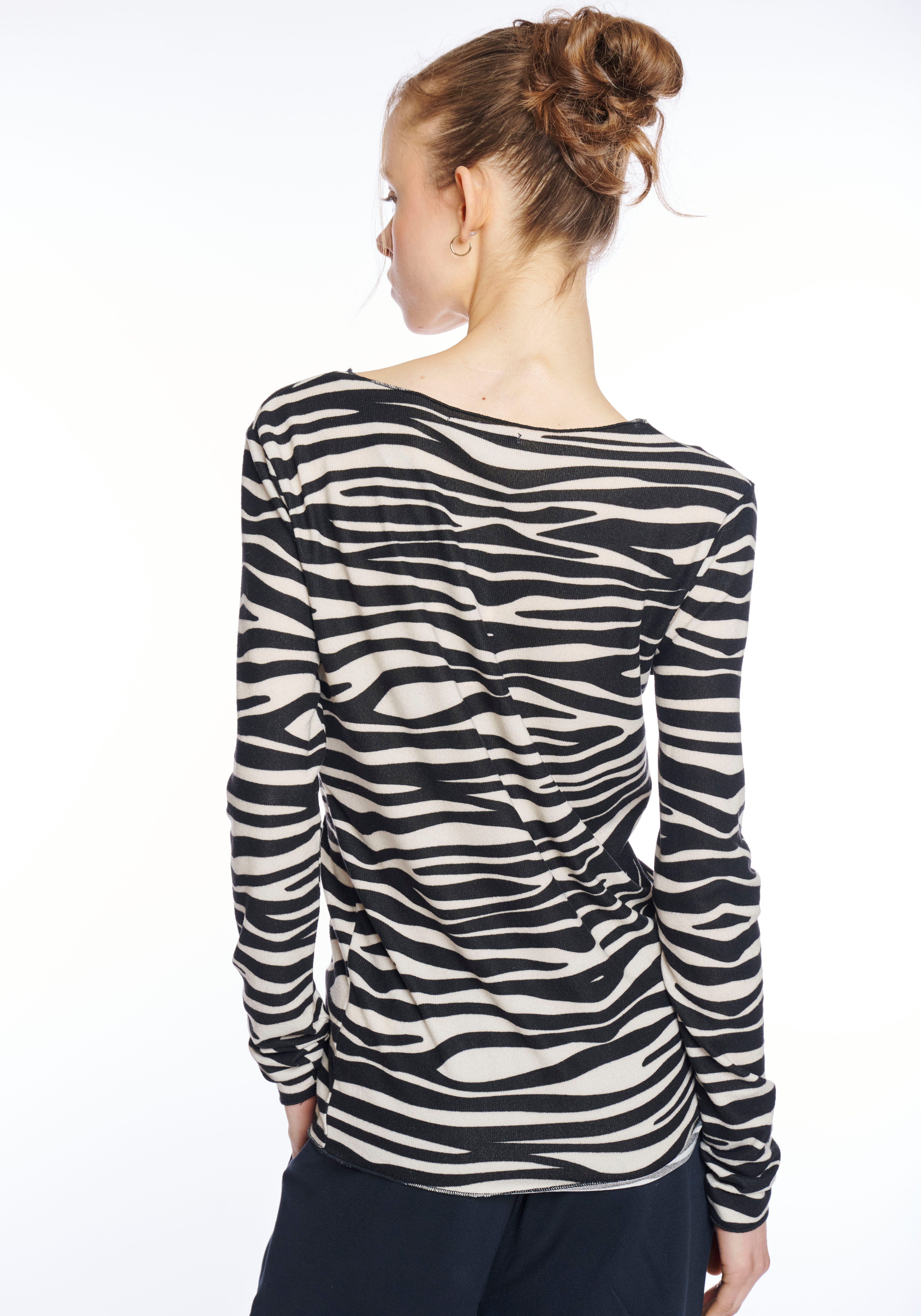 HaILYS Shirt met lange mouwen LS V TP Zi44na
