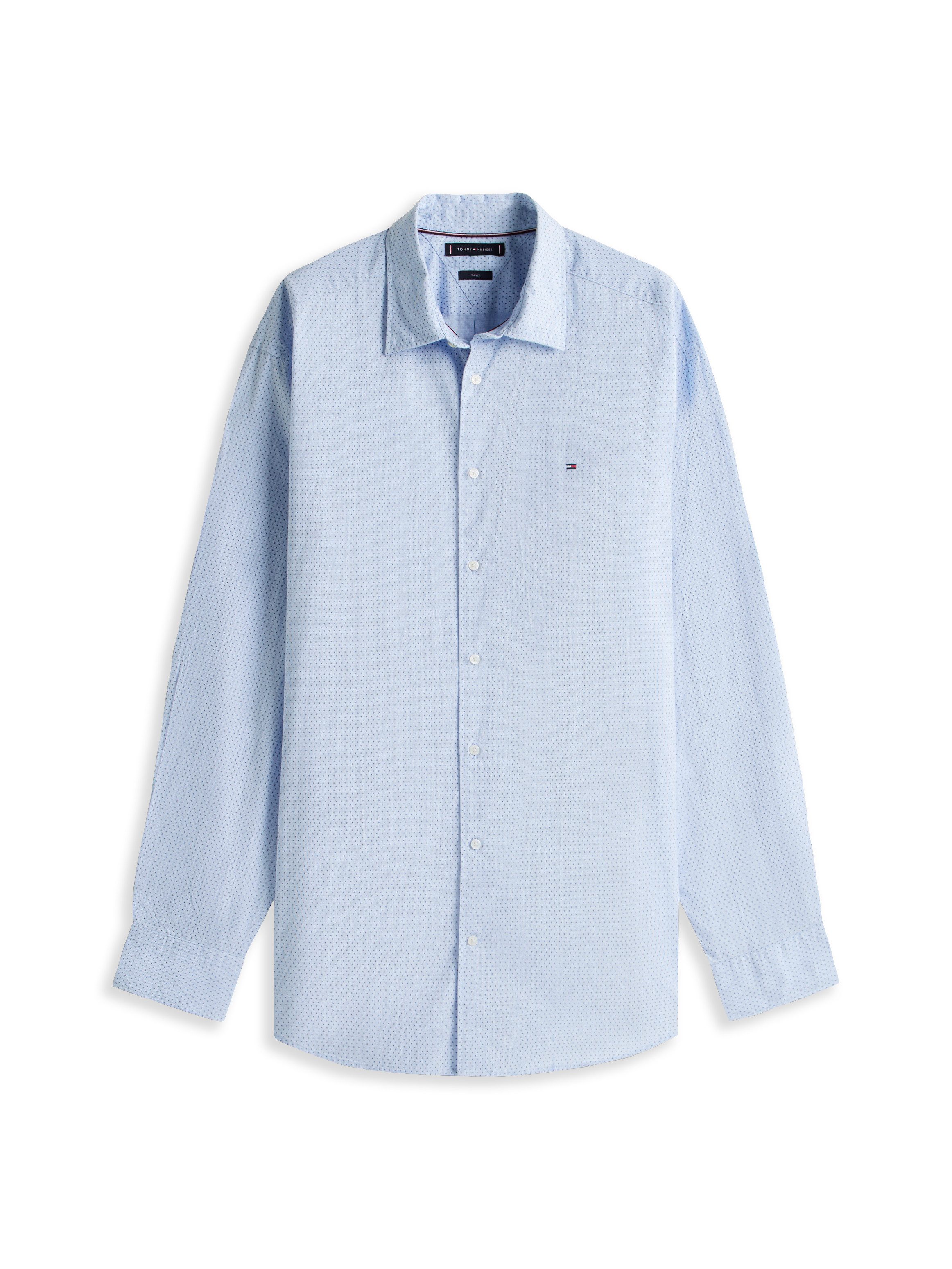 Tommy Hilfiger Overhemd met lange mouwen BT-FLEX POPLIN MINI PNT RF SRT-B